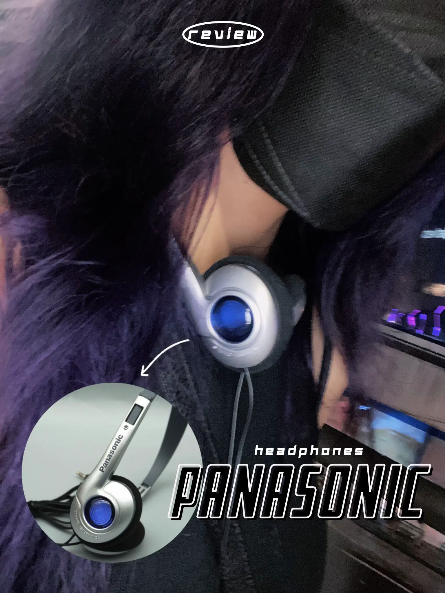 レビュー|Chic Panasonic Y 2 K Headphone | jjxnnxx_が投稿したフォト 