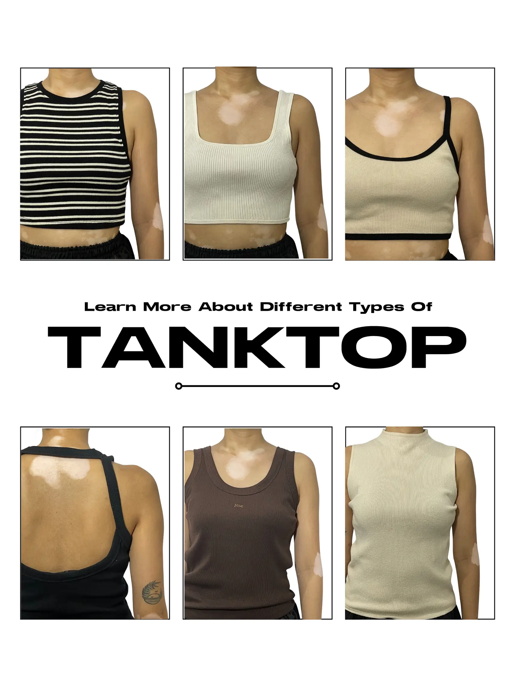 types of tank top cuts