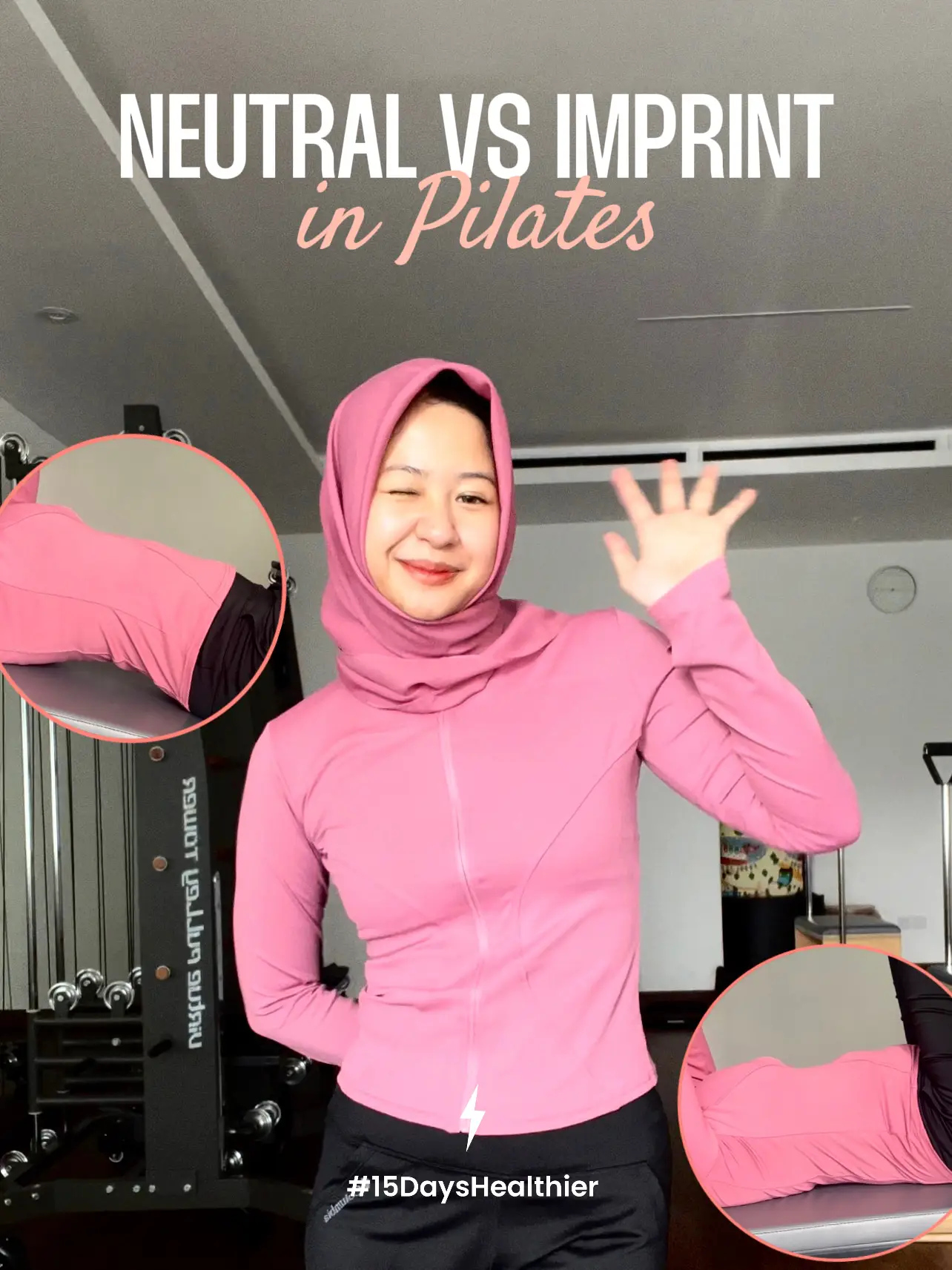 Posisi Neutral VS Imprint dalam Pilates 🤸‍♀️ | Galeri diposting oleh ...