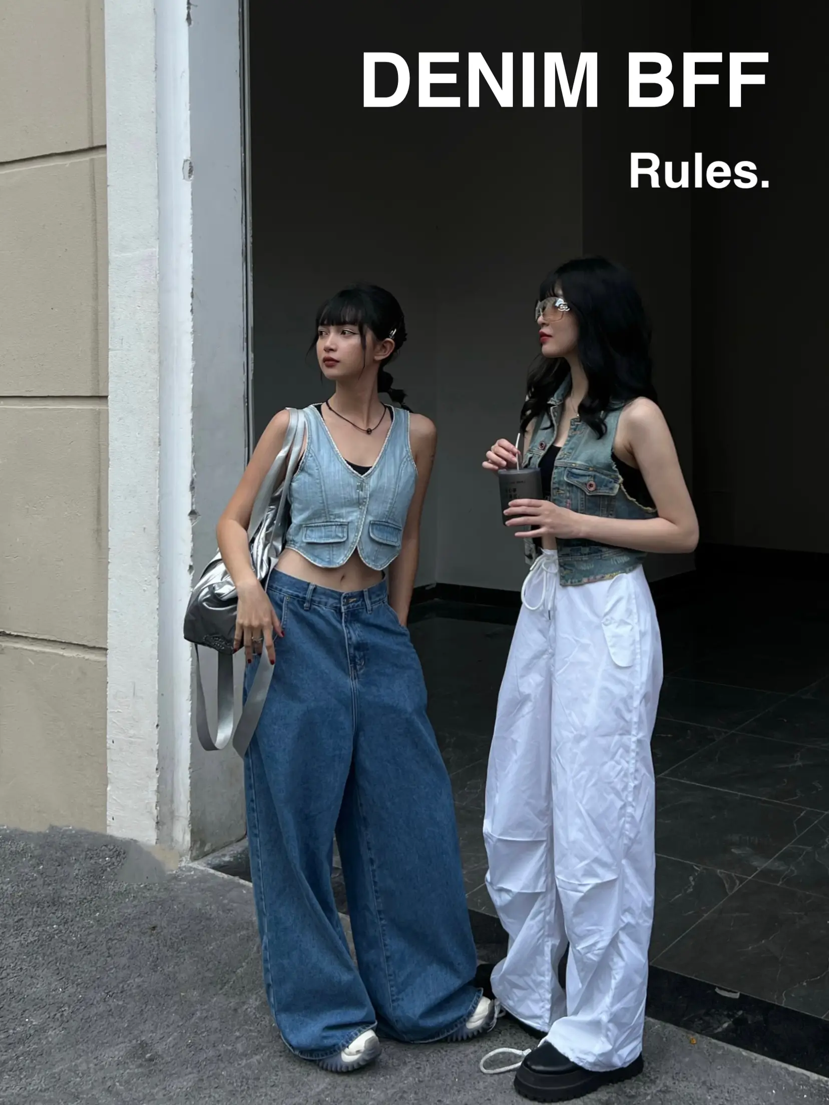 Denim BFF rules. | Bộ sưu tập do Monki2 đăng | Lemon8