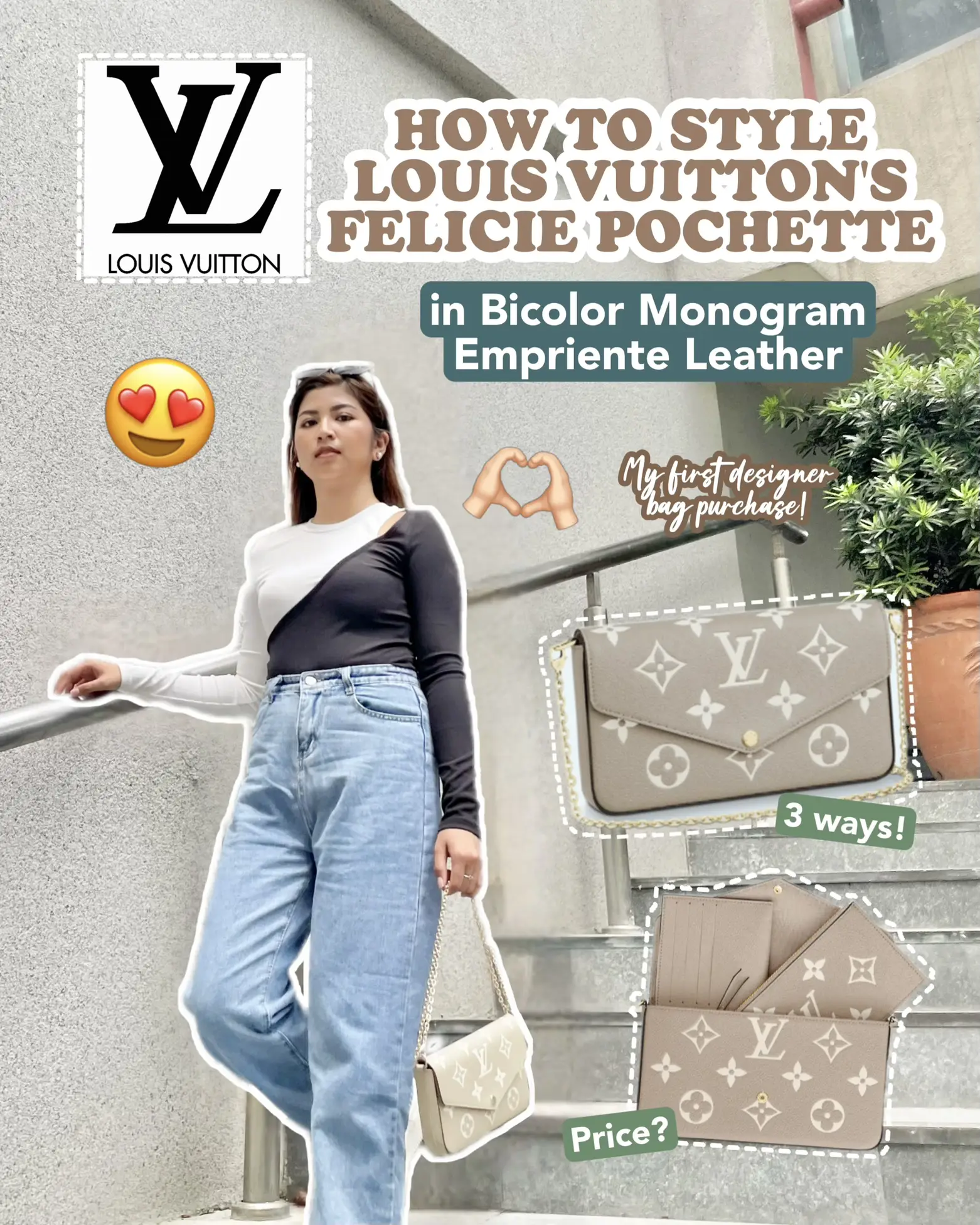 How to style Louis Vuitton's Felicie Pochette!😍❤️, Gallery posted by  Sandra