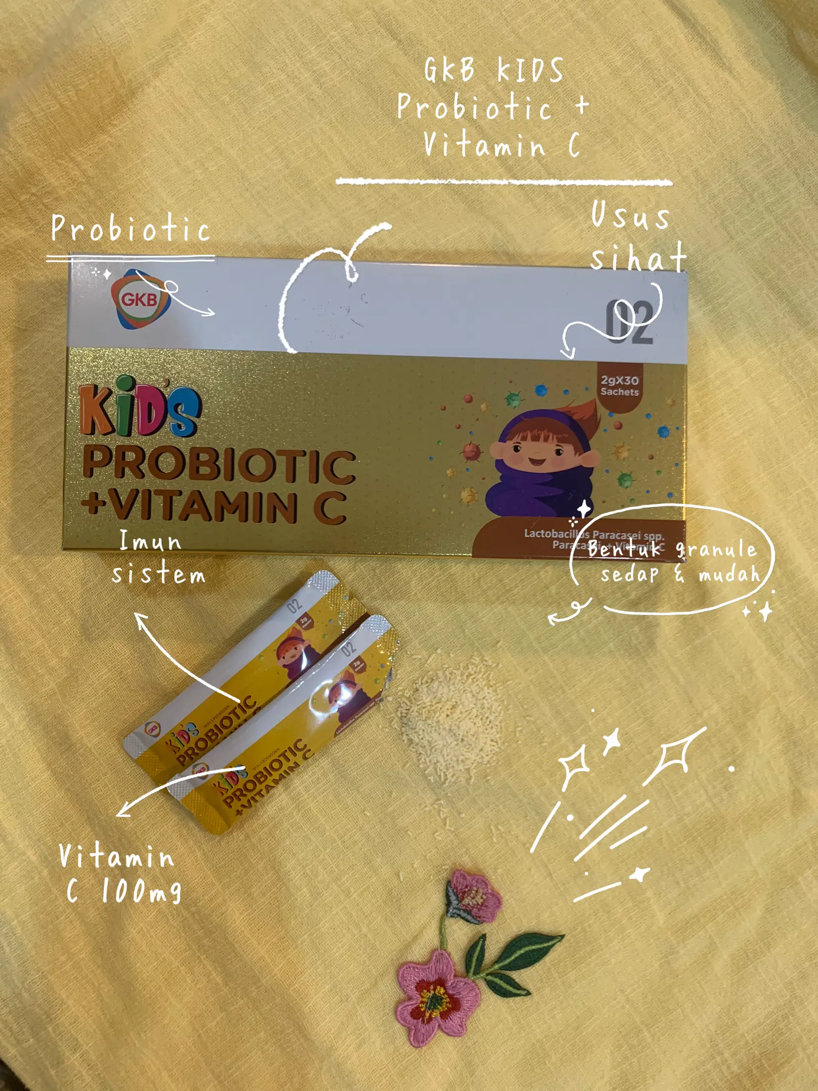 Keistimewaan GKB KIDS Probiotic + Vitamin C | Gallery posted by