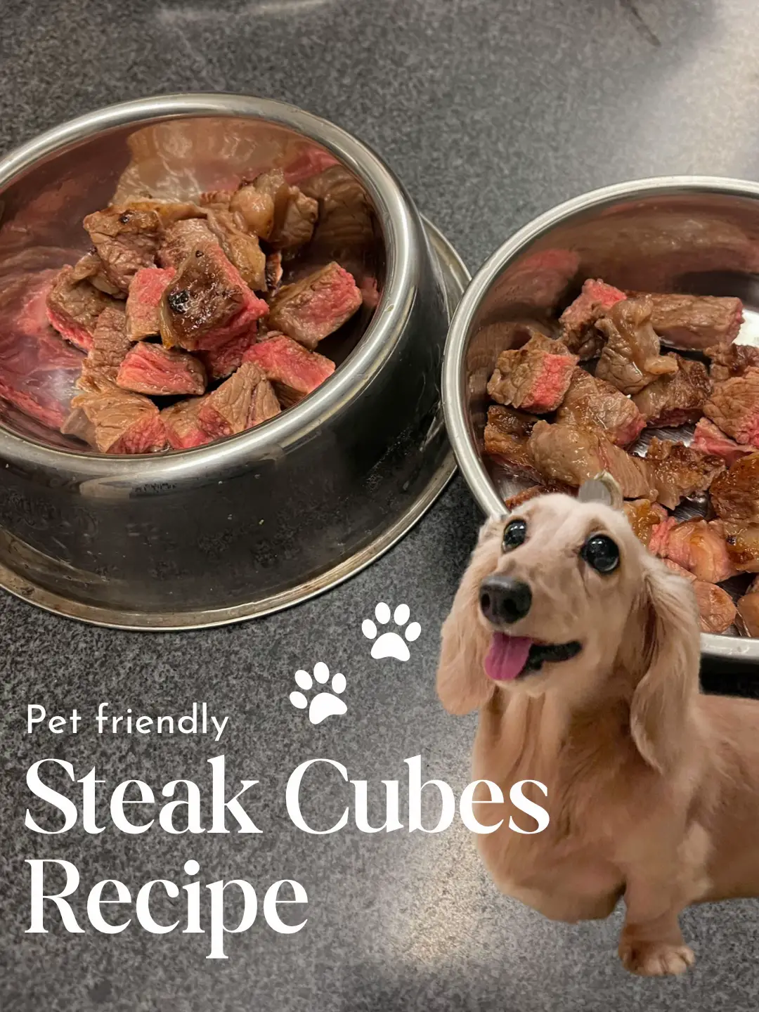 Cooking steak cheap for dogs