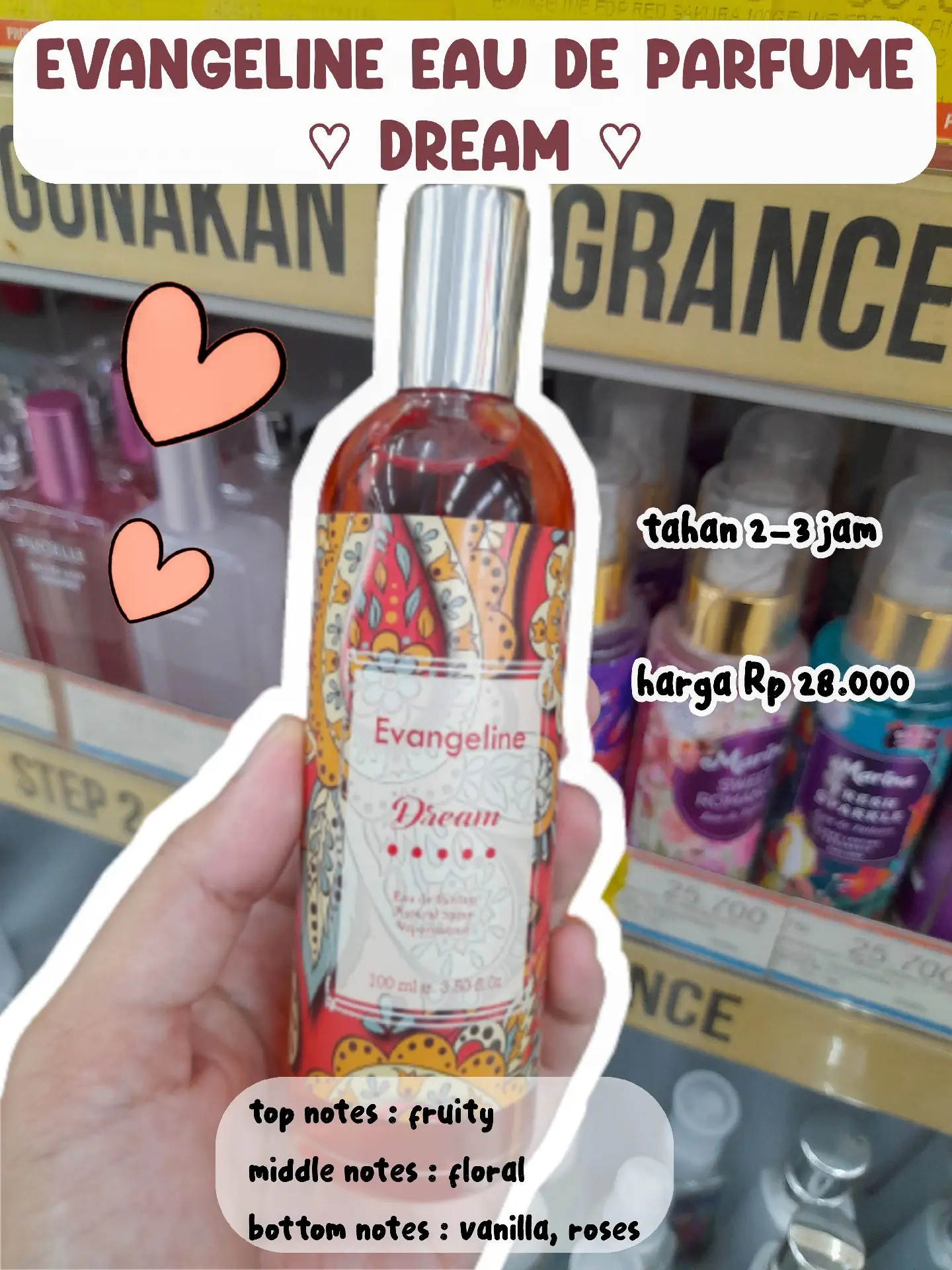 Review parfum evangeline online batik dream