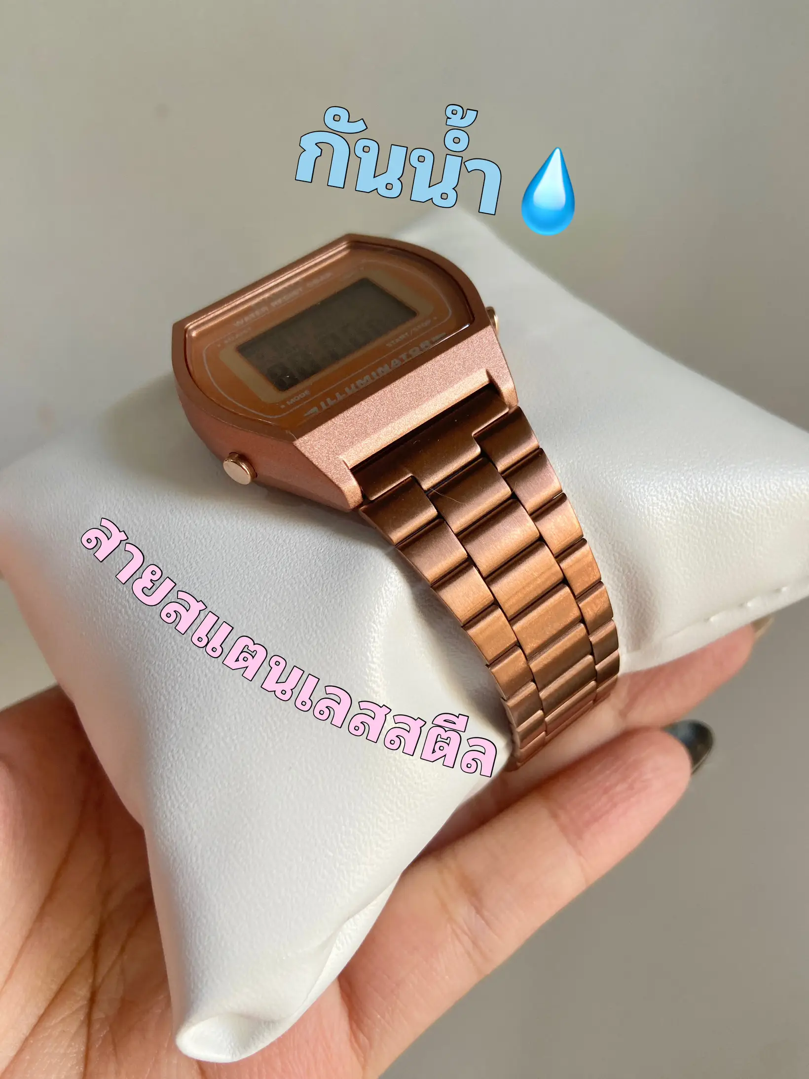 Casio b640wc hot sale rose gold