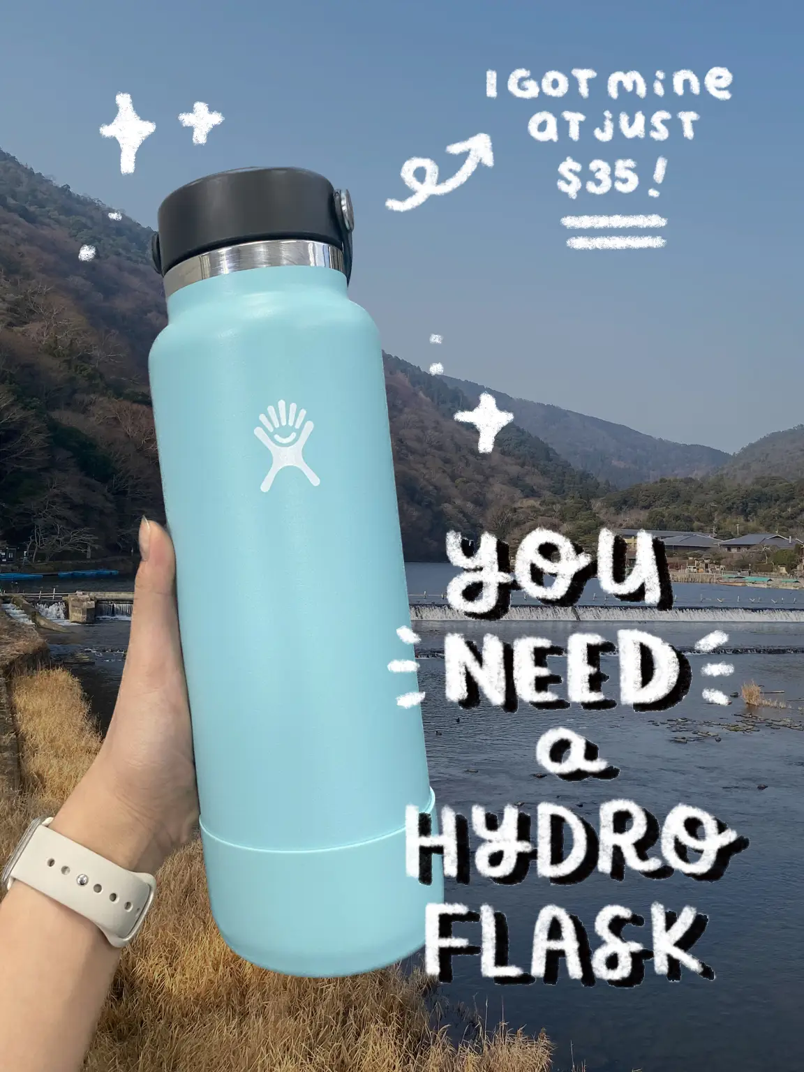 Hydro Flask, Dining, 32 Oz Hydro Flask Frost Light Blue
