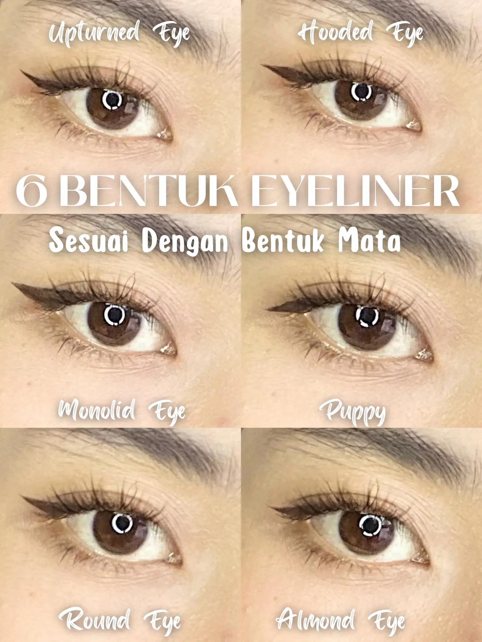 Cara membuat eyeliner sesuai bentuk mata• posted Khaliza_putrii | Lemon8