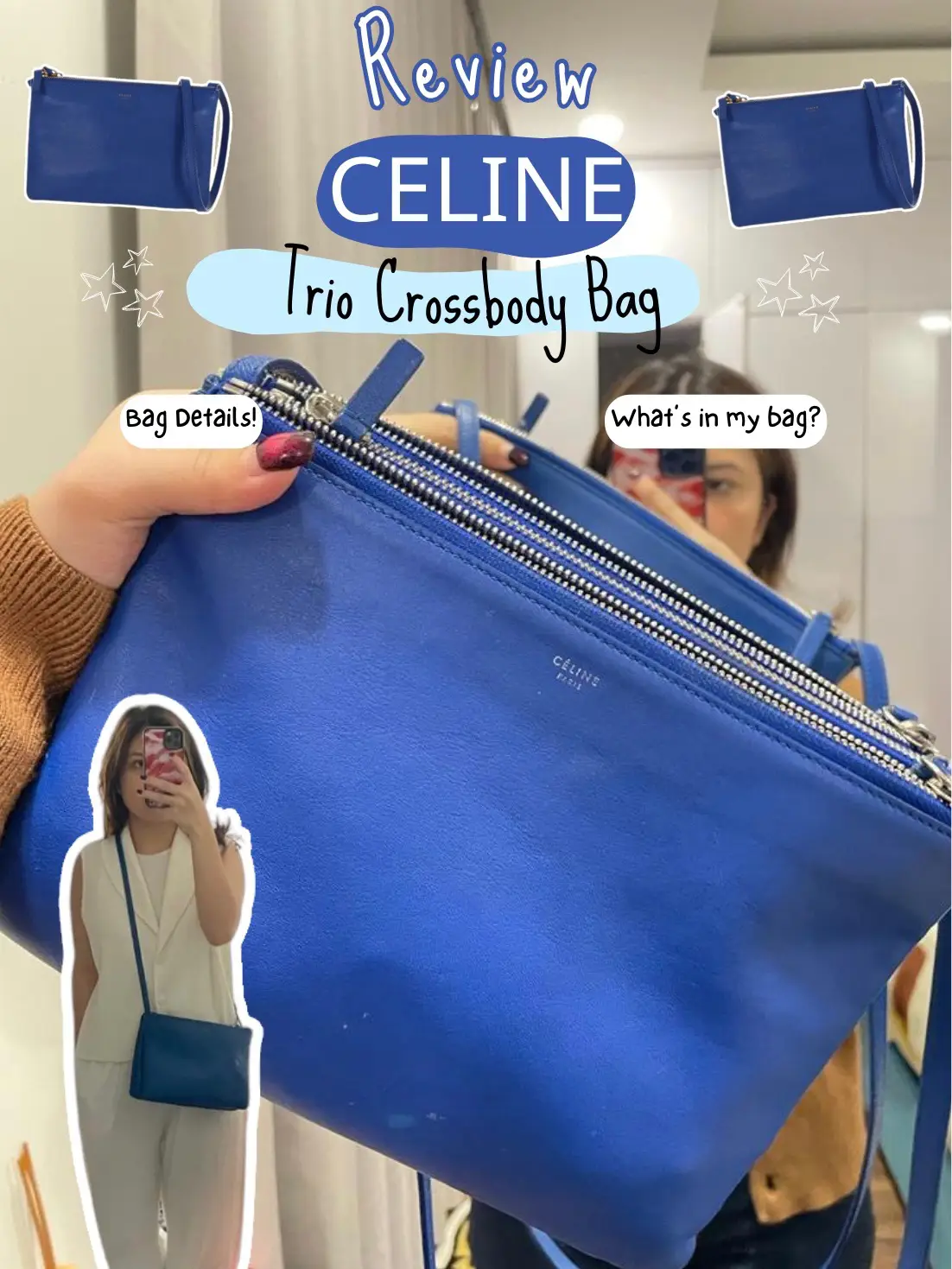 Review Celine Trio Crossbody Bag Gallery posted by Michelle Aruan Lemon8