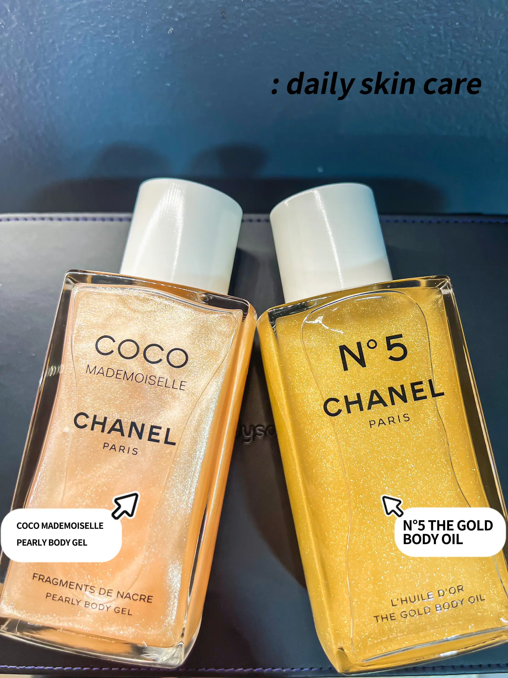chanel 5 gold body oil