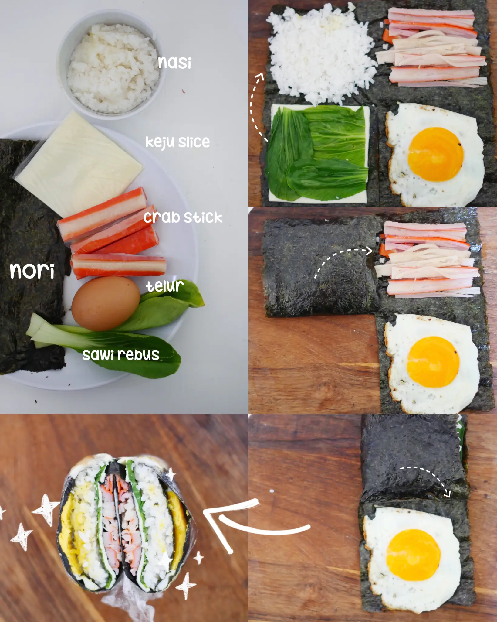 Korean Kimbap - Cooked Sushi - Charisse Yu