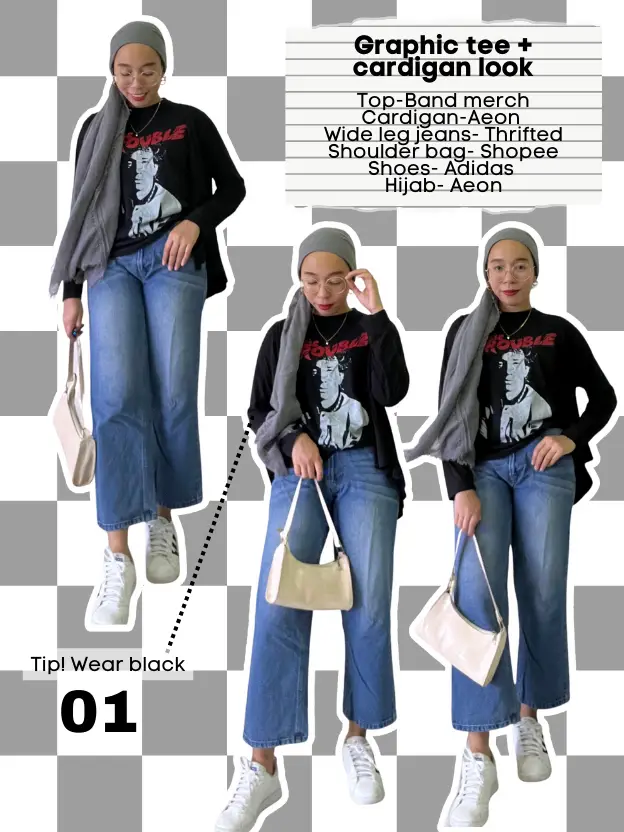 How To Style Grunge as a Hijabi Gallery posted by Diyanah Isa Lemon8