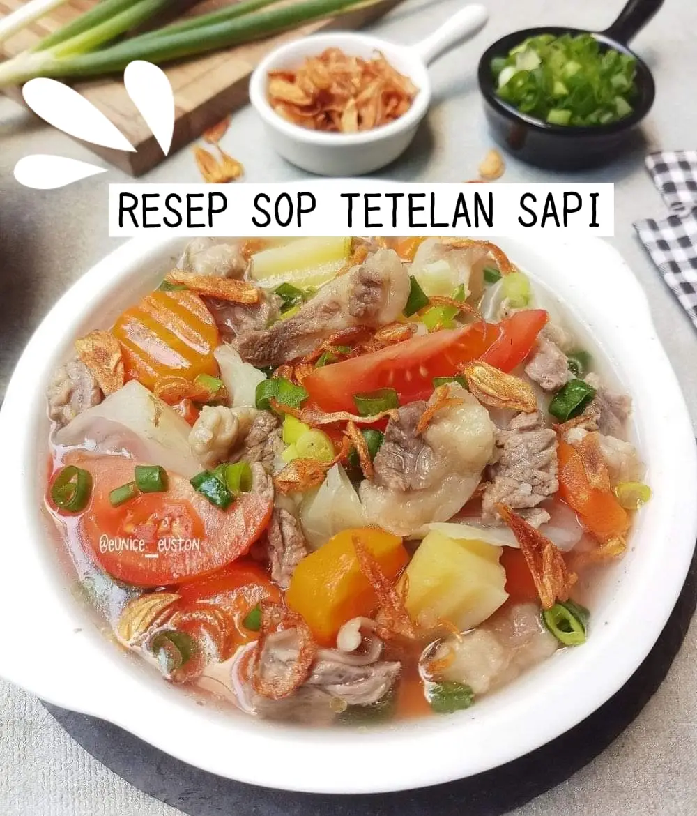 RESEP SOP TETELAN SAPI🤤 | Galeri diposting oleh rahasia resep