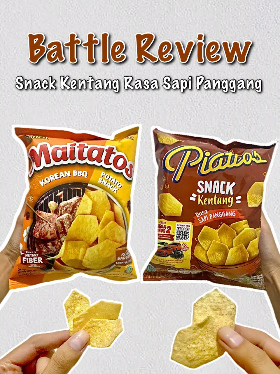 Battle Review Snack Kentang Rasa Sapi Panggang  Gallery posted  