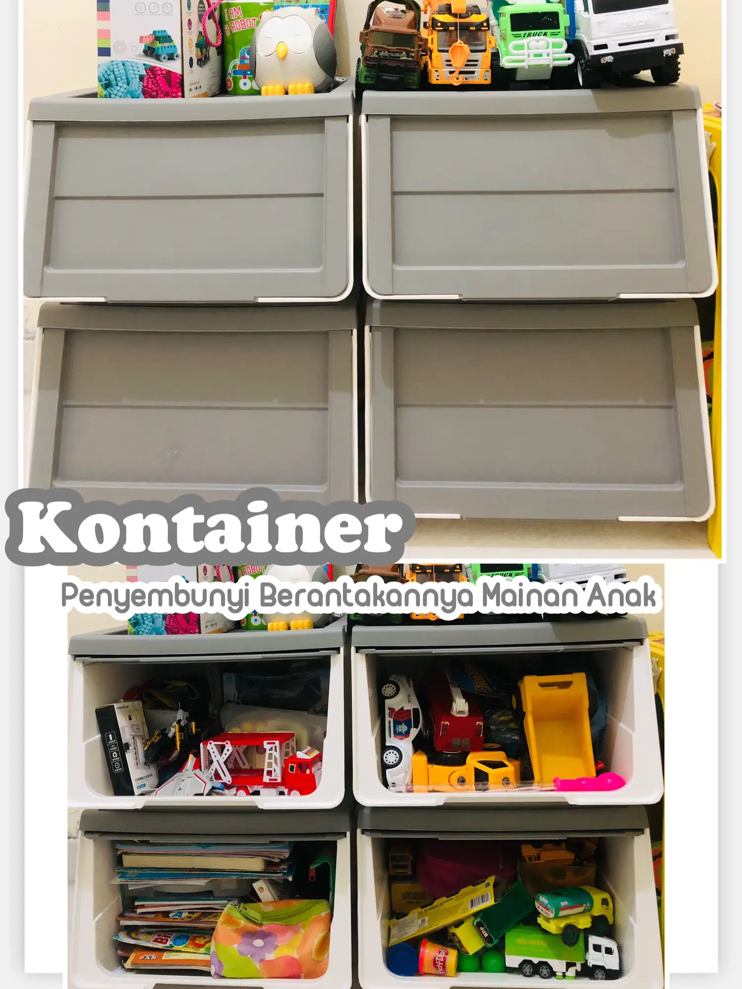 Rekomendasi Kontainer Mainan - Anak Mudah Beresin | Galeri diposting ...