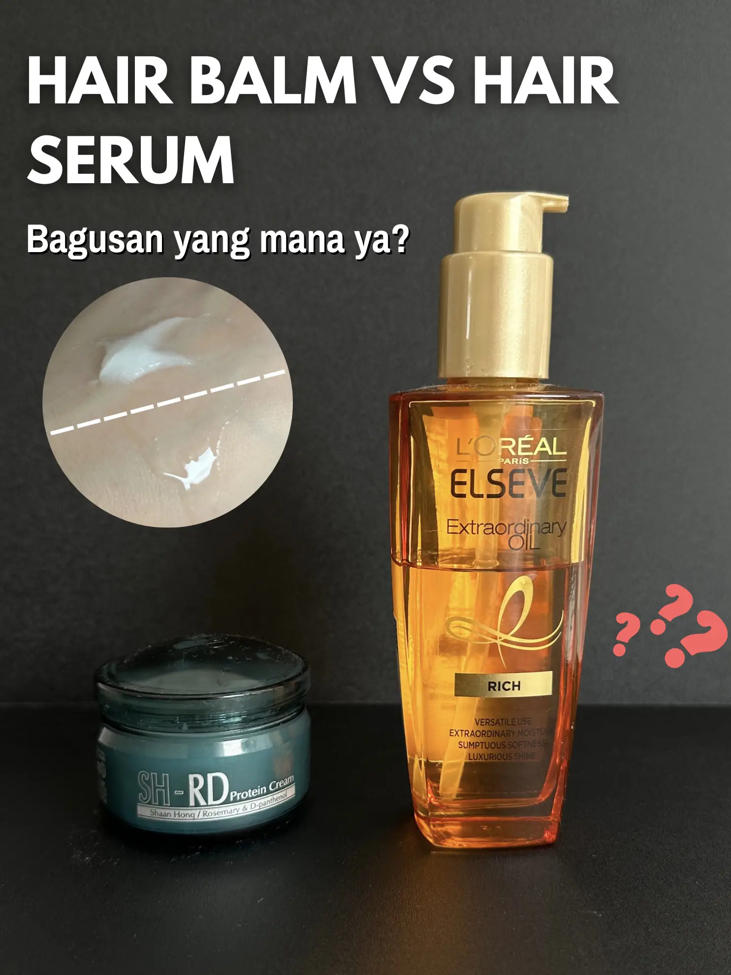 BATTLE HAIR BALM VS HAIR SERUM! Bagusan mana yah? | Sharonが投稿