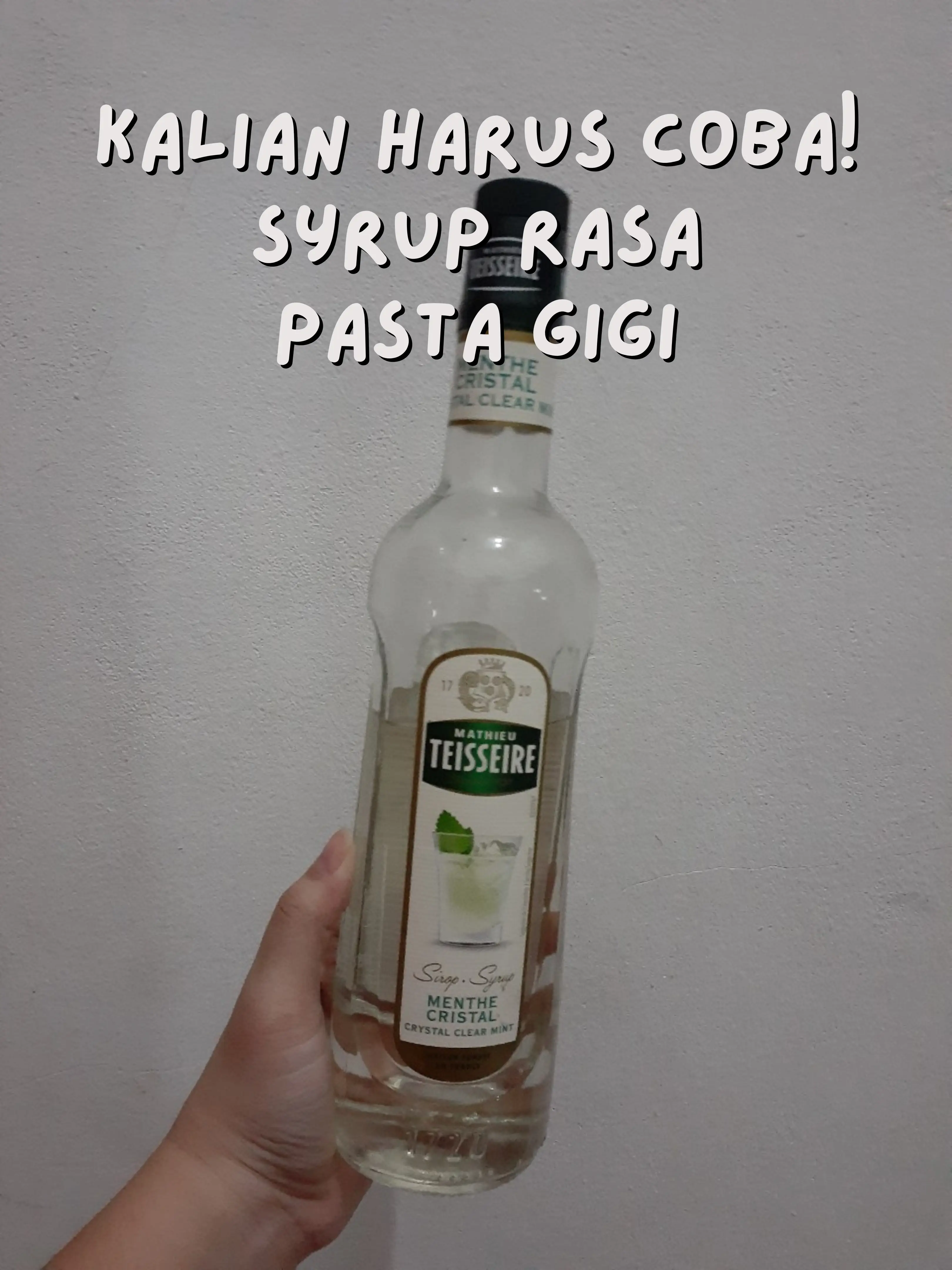 sirup rasa pasta gigi! gimana tuh rasanya? | Azizah Nurizahが投稿