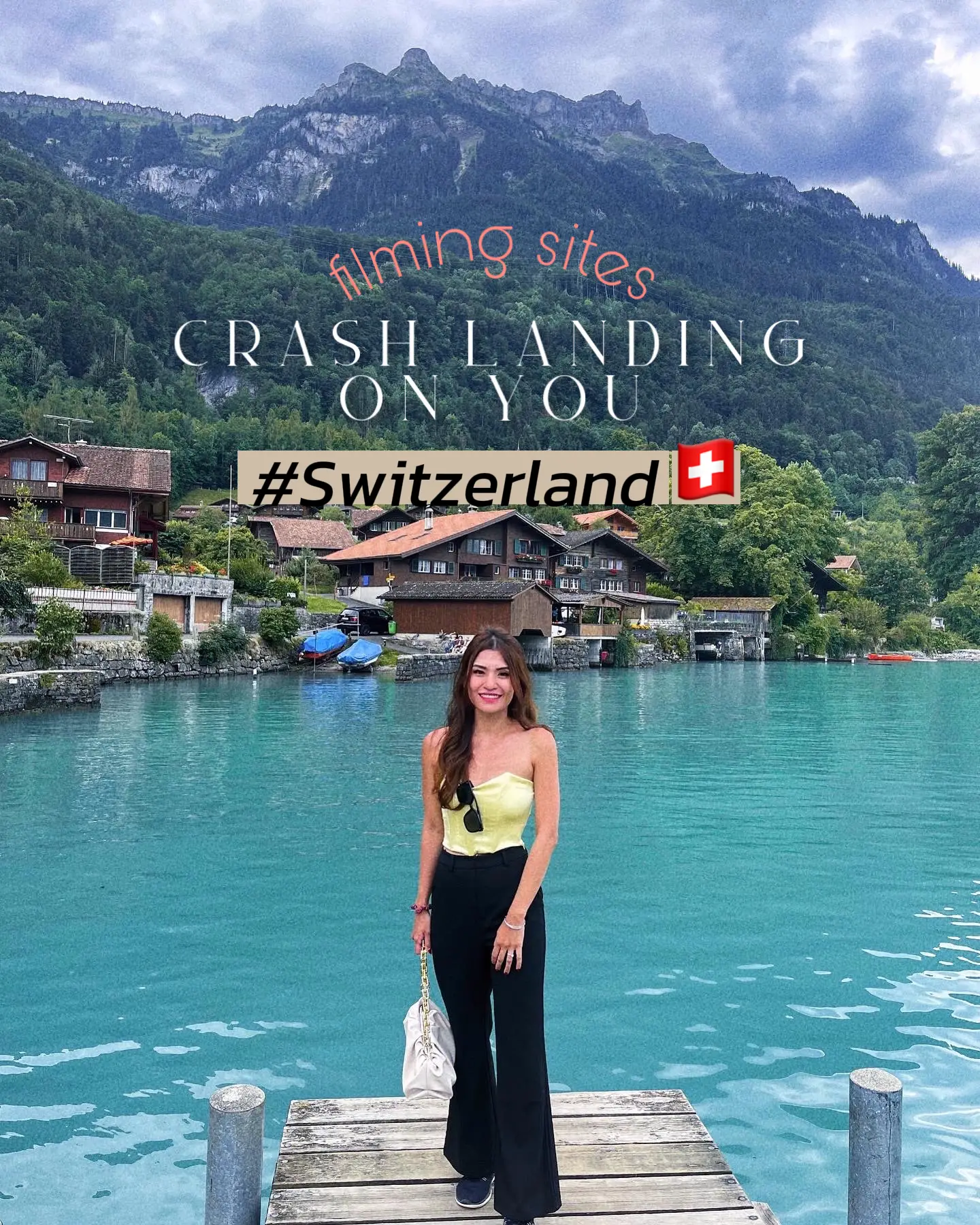 Crash landing on you Switzerland filming locations - Paragliding