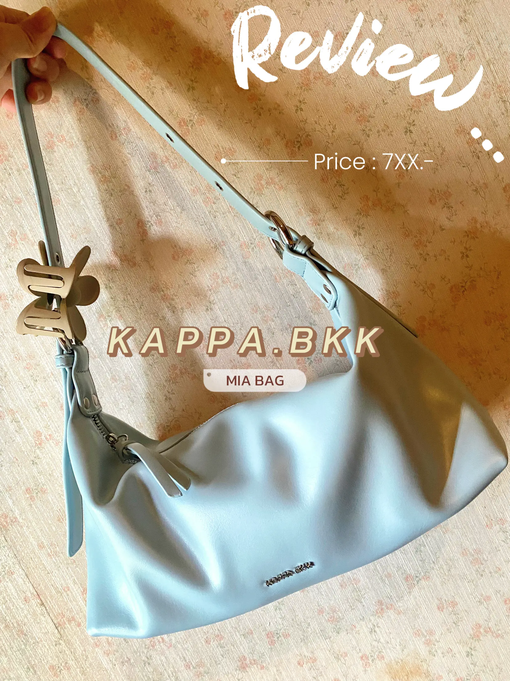 รีวิวกระเป๋าใบโปรดรุ่นใหม่จาก Kappa.bkk🧤 | Aomsinspkが投稿した