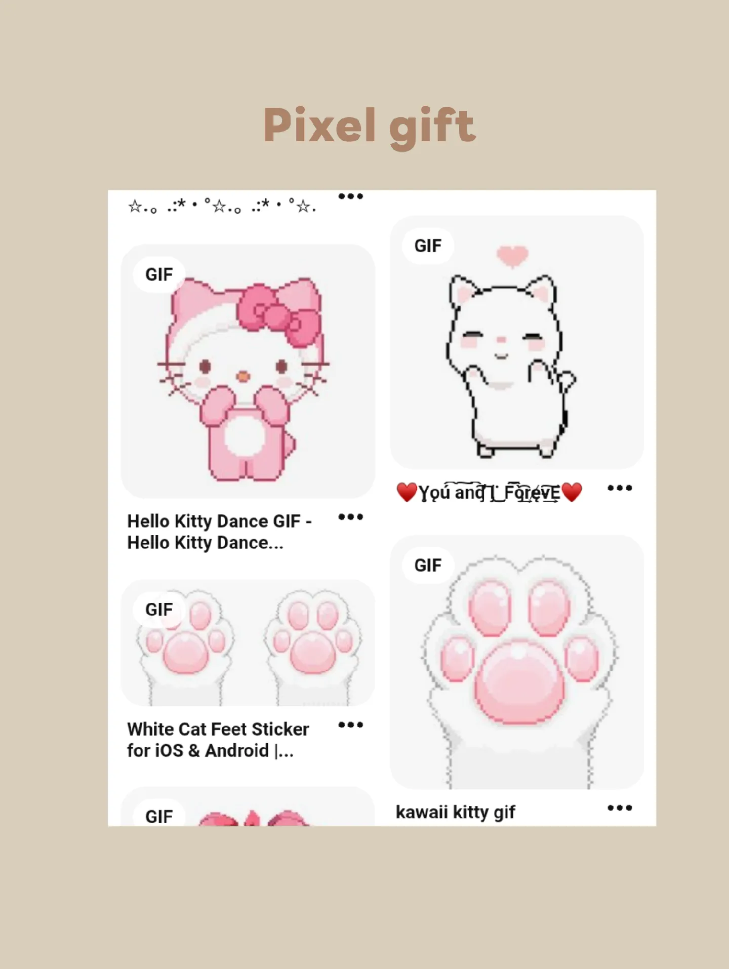 Cat Pixel Sticker for iOS & Android