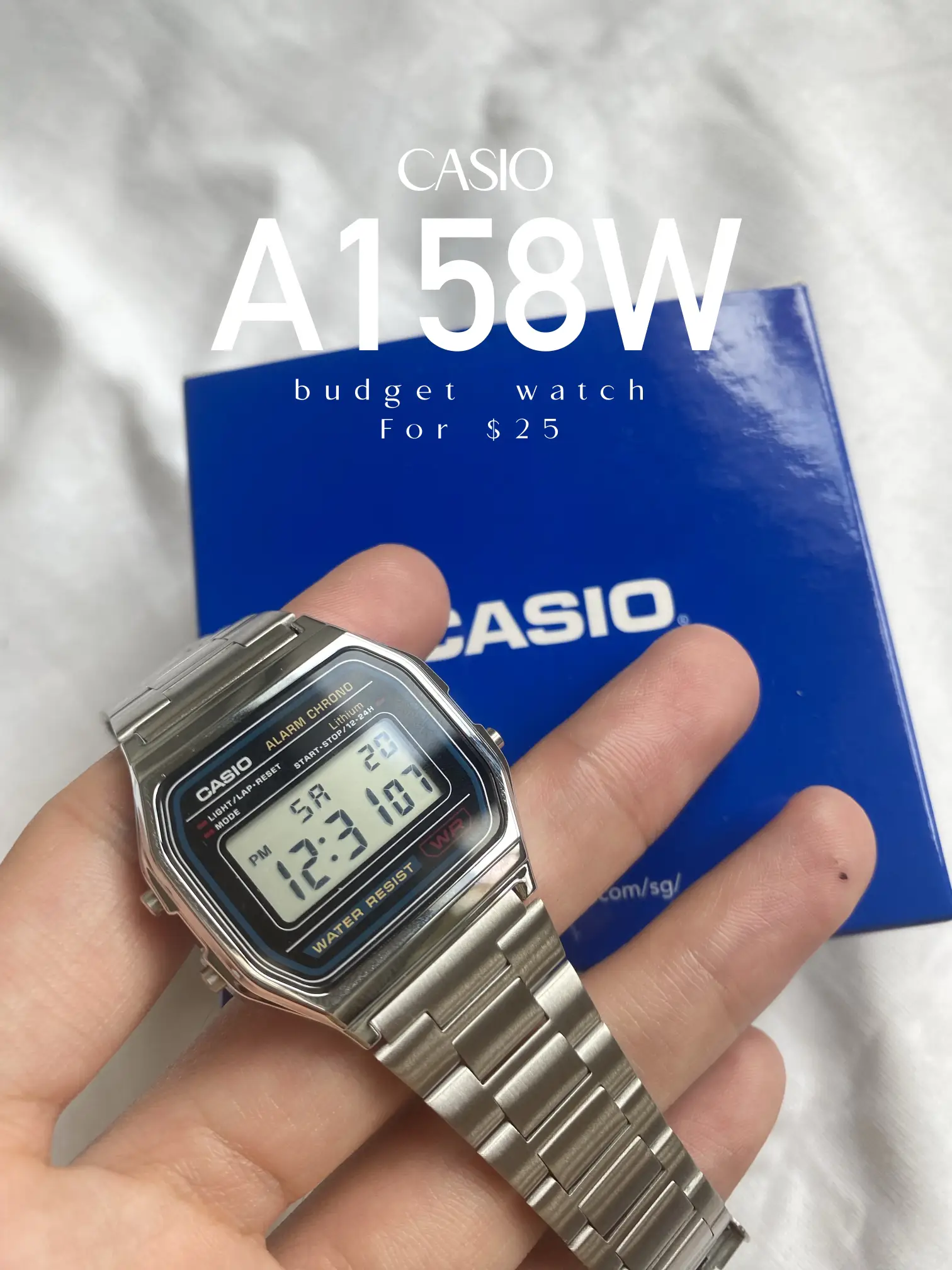 Casio watch clearance a158w