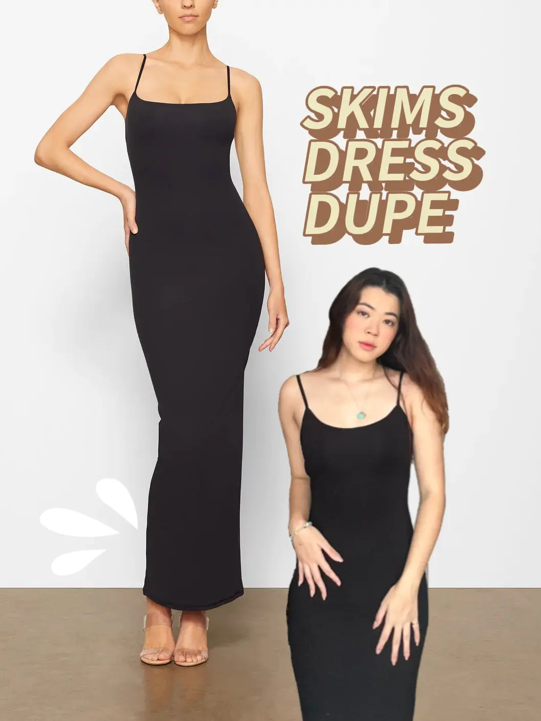 VIRAL  Built-in Shedding Shapewear Dress! (SKIM'S DUPE & IT