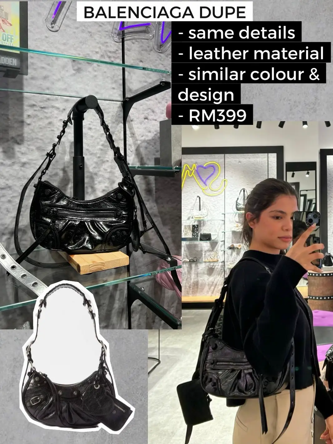 MARC JACOBS Tote Bag Look Alike Comparison luxury dupes 