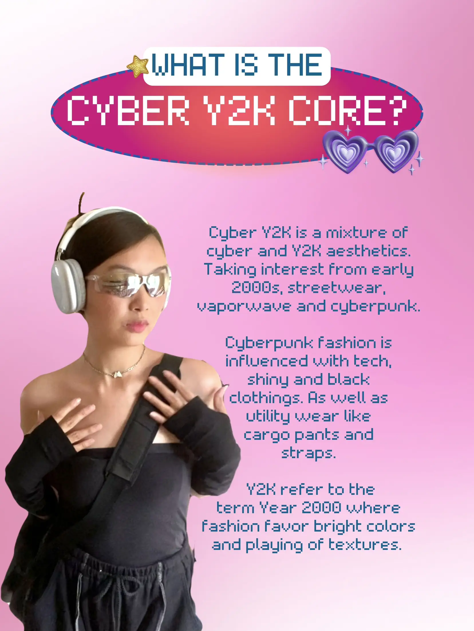 Cyber Y2k Aesthetic Clothing, Cyber Y2k Fashion