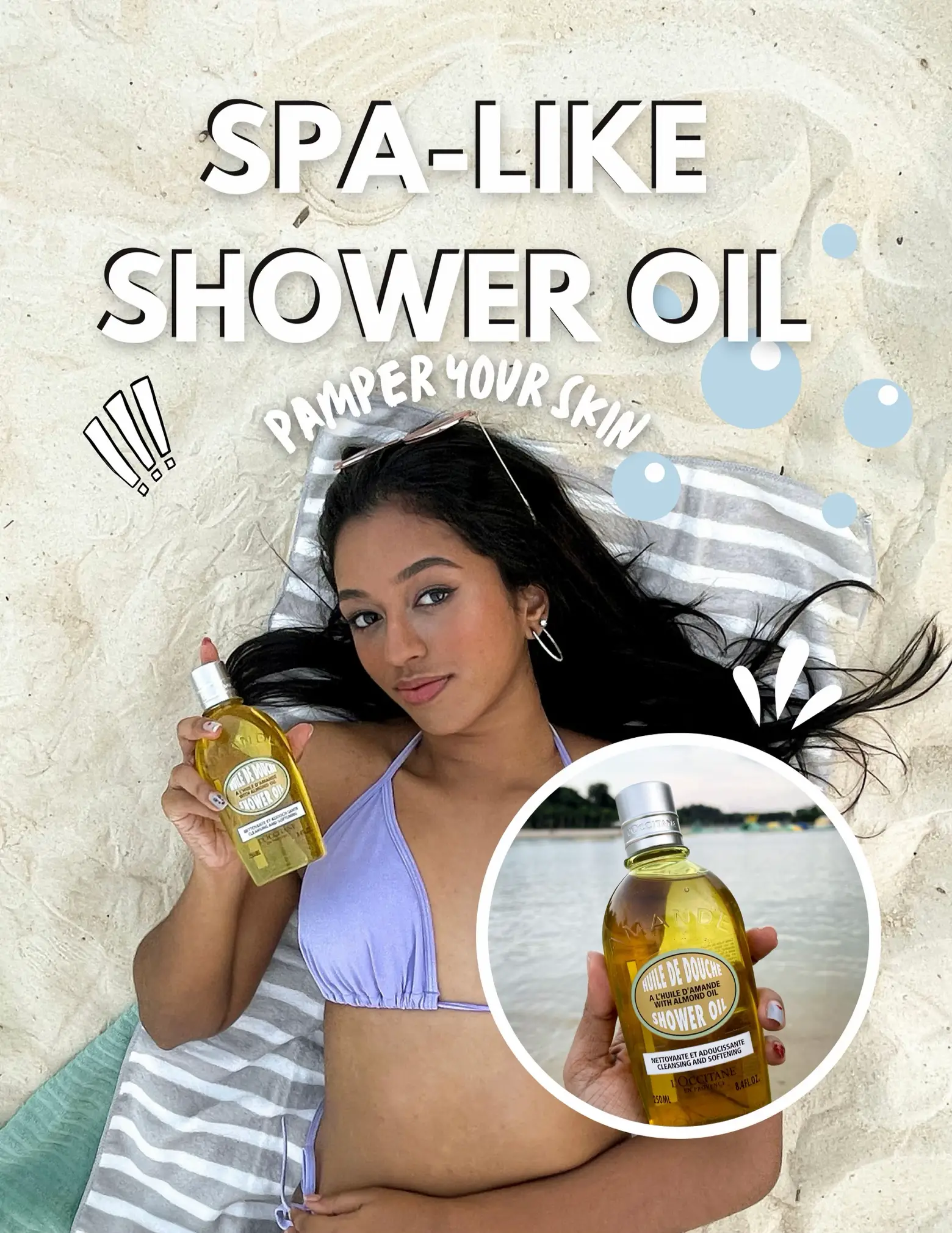 CURRENT FAVE BODYCARE PRODUCT: Almond Shower Oil 💛