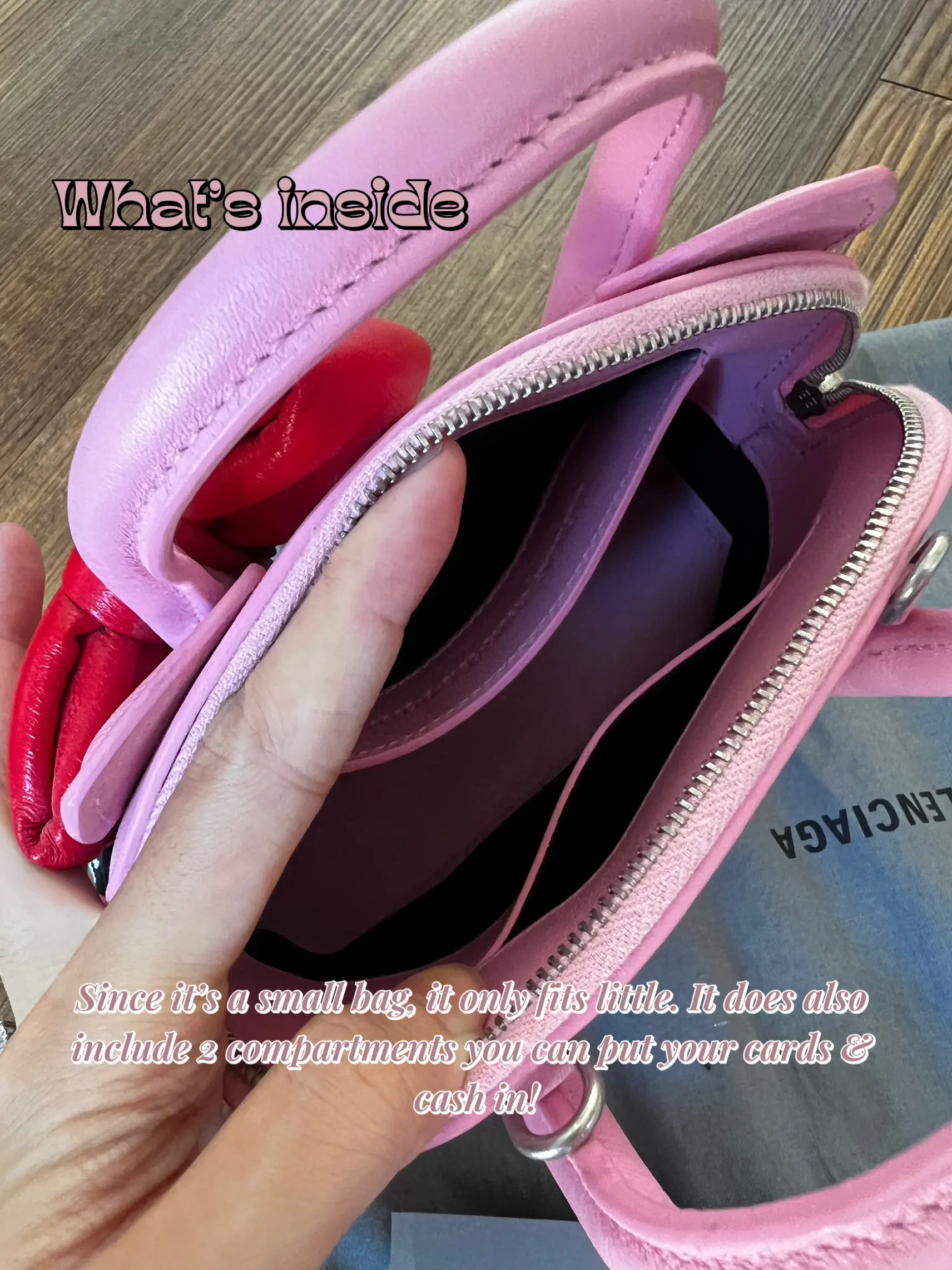 Balenciaga HELLO KITTY Baby Pink Large SZ Ville Handbag With NEW