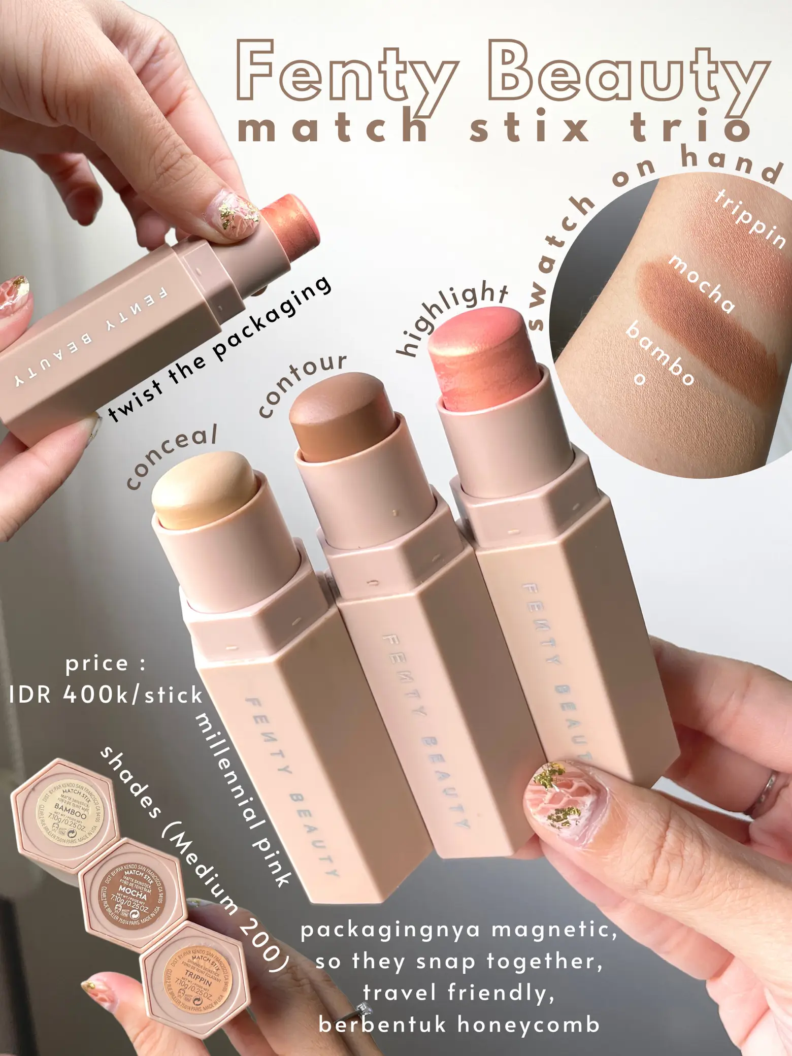 Fenty Beauty salvageable Match Stix Trio