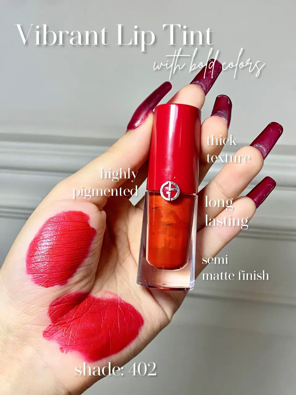 Honest Review Giorgio Armani Lip Magnet Gallery posted by angelbasia Lemon8