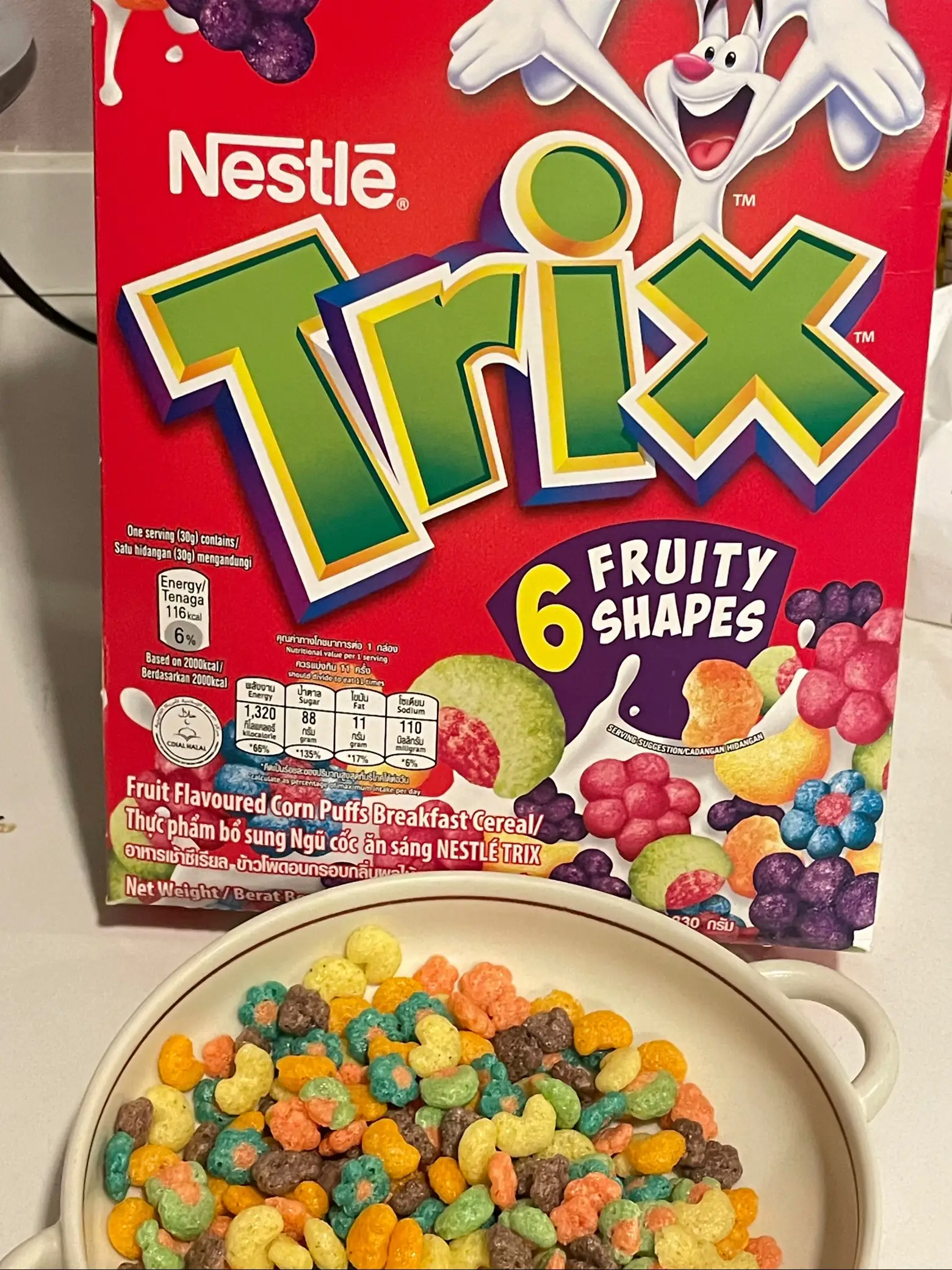 NESTLE TRIX ซีเรียลอาหารเช้าแสนน่ารัก🩷🍬 | Gallery posted by paloy | Lemon8