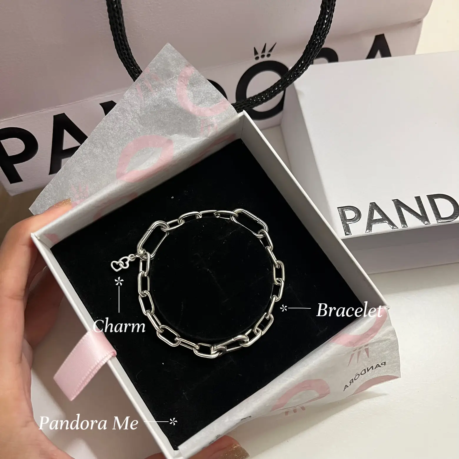 Pandora Me Silver Sterling silver link bracelet แกลเลอรีที่โพสต์โดย