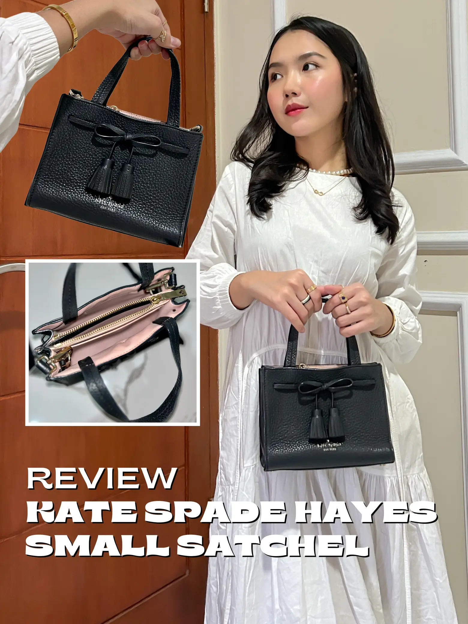 Review Kate Spade Hayes Small Satchel Gallery posted by Nanda Gia Lemon8