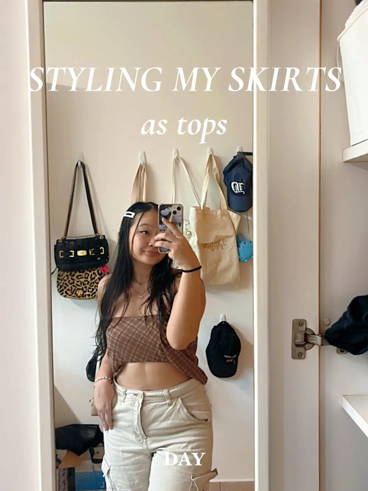 outfit inspo: styling bralettes as casual wear, Video published by  georginallyy