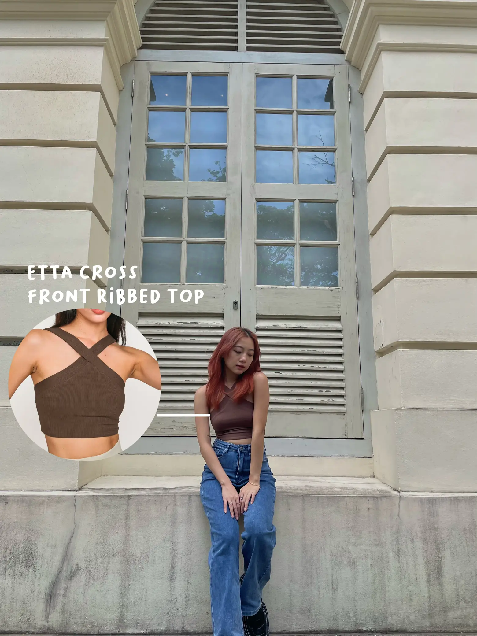 Feeling fearless this summer! Top from SHEIN, bralette from