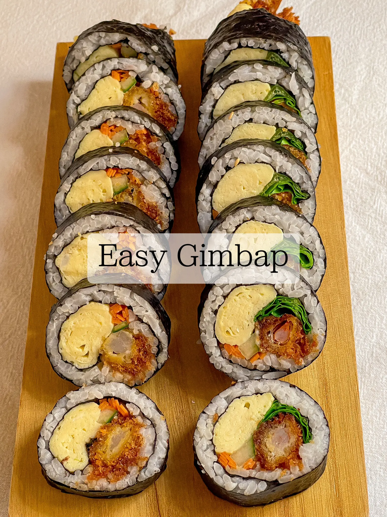 This is the best and easiest GIMBAP I made😍, Video published by yomii  lim🥢