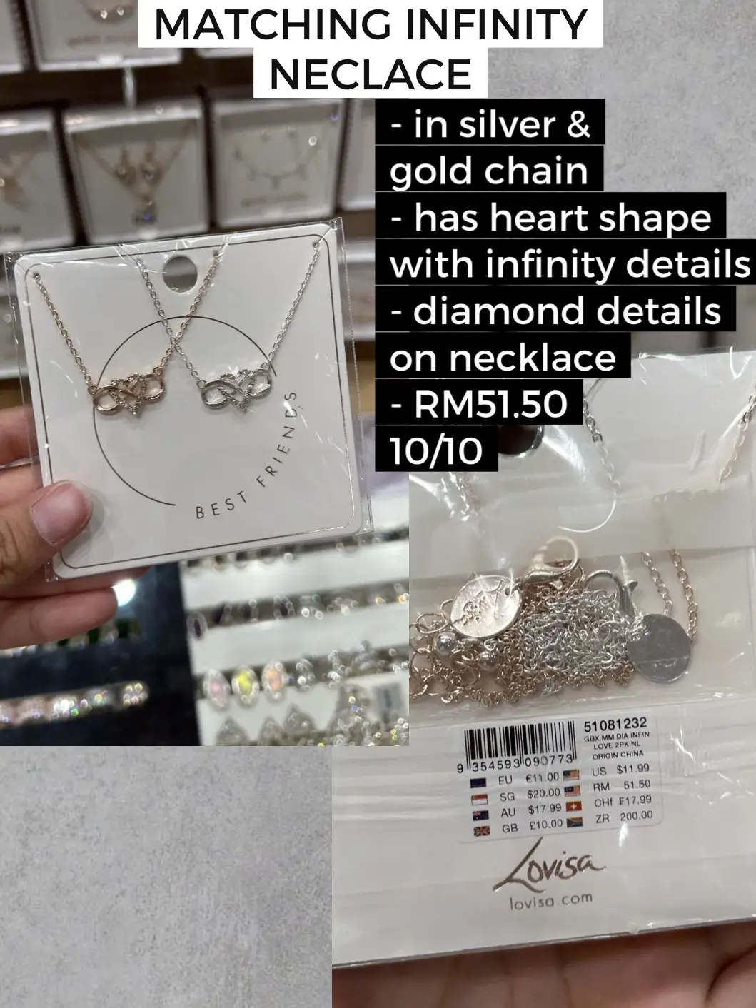 Shop necklace lovisa for Sale on Shopee Philippines