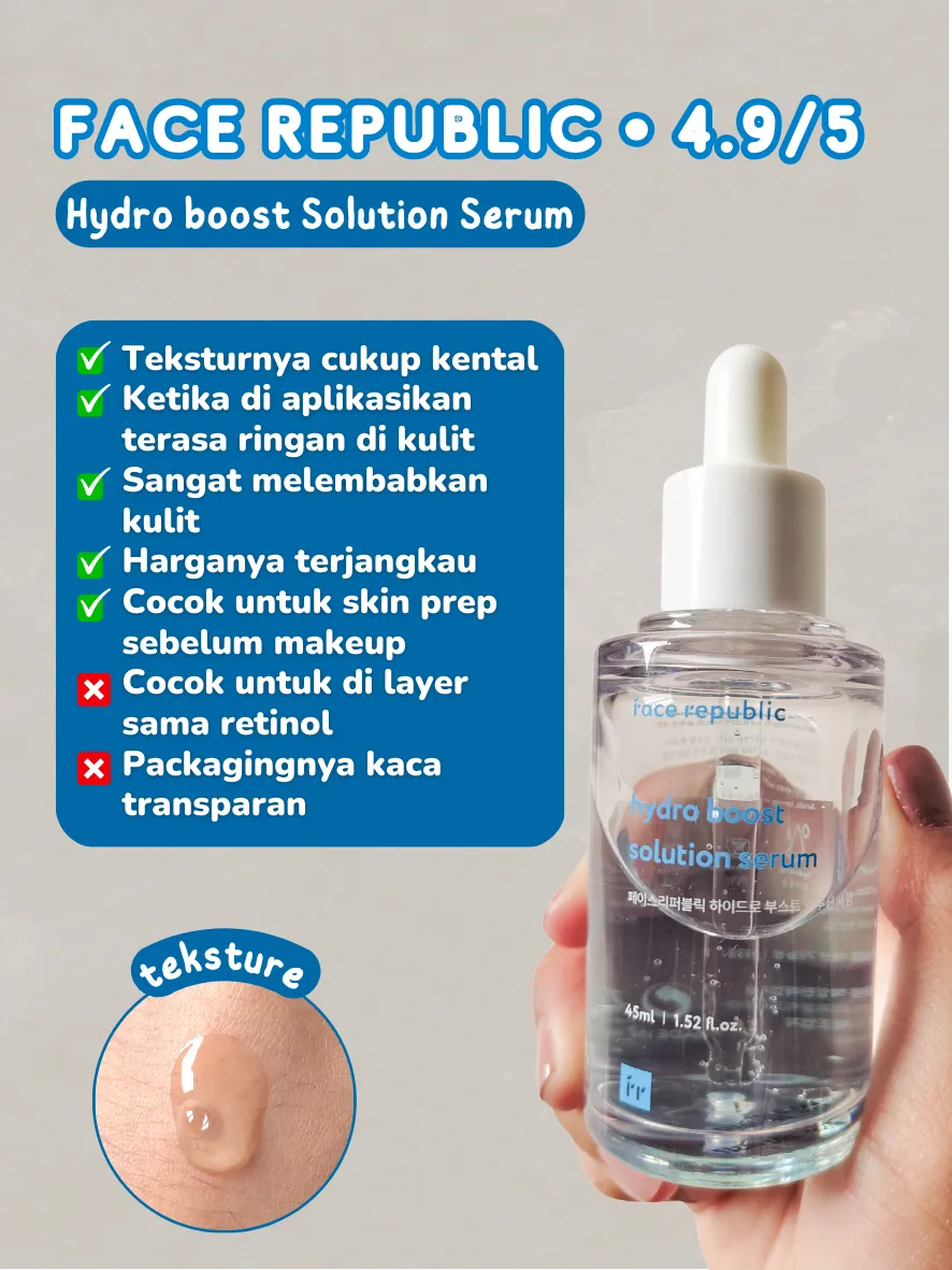 HYDRATING SERUM FOR OILY & DRY SKIN Galeri diposting oleh nisfakar