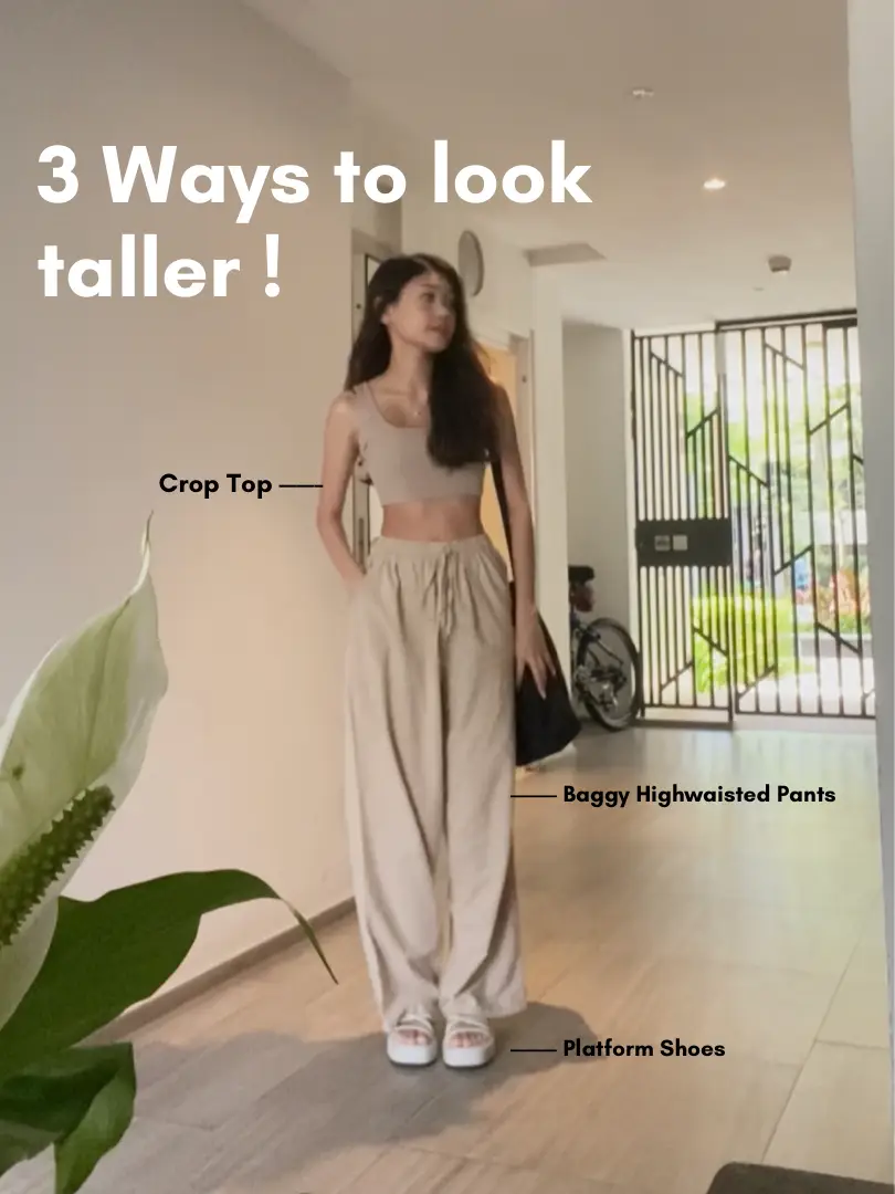 Look taller without store heels