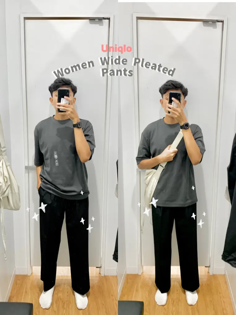 UNIQLO Indonesia  WOMEN/MEN Pleated Wide Pants - UNIQLO UPDATE
