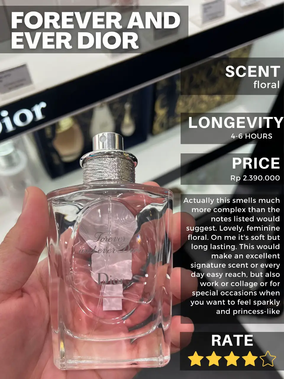 DIOR PERFUME RATE | ON THE TESTER SECTION AT SEPHO | Gallery