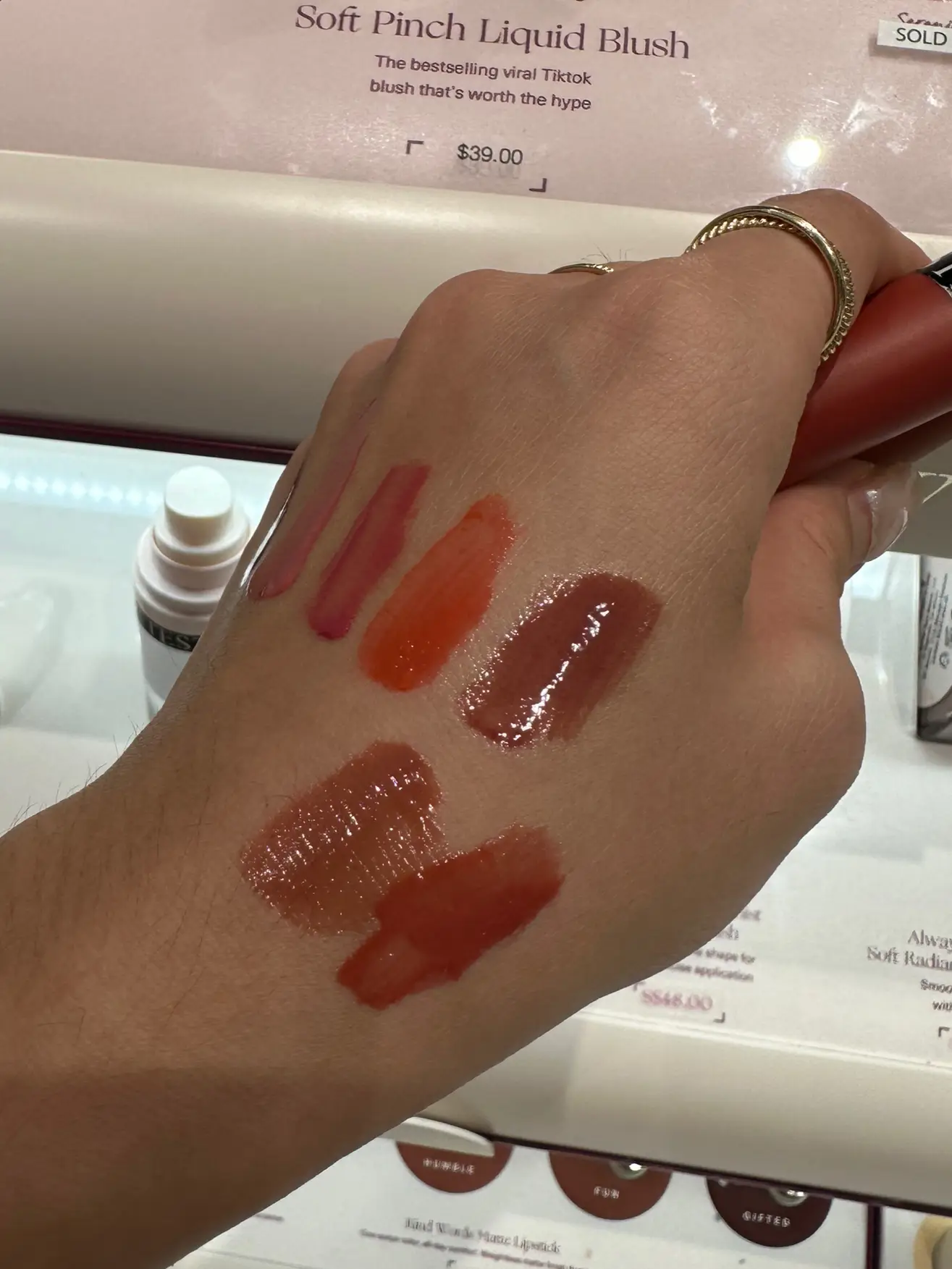 Rare Beauty Soft Pinch Tinted Lip Oil UK Review 7 Swatches