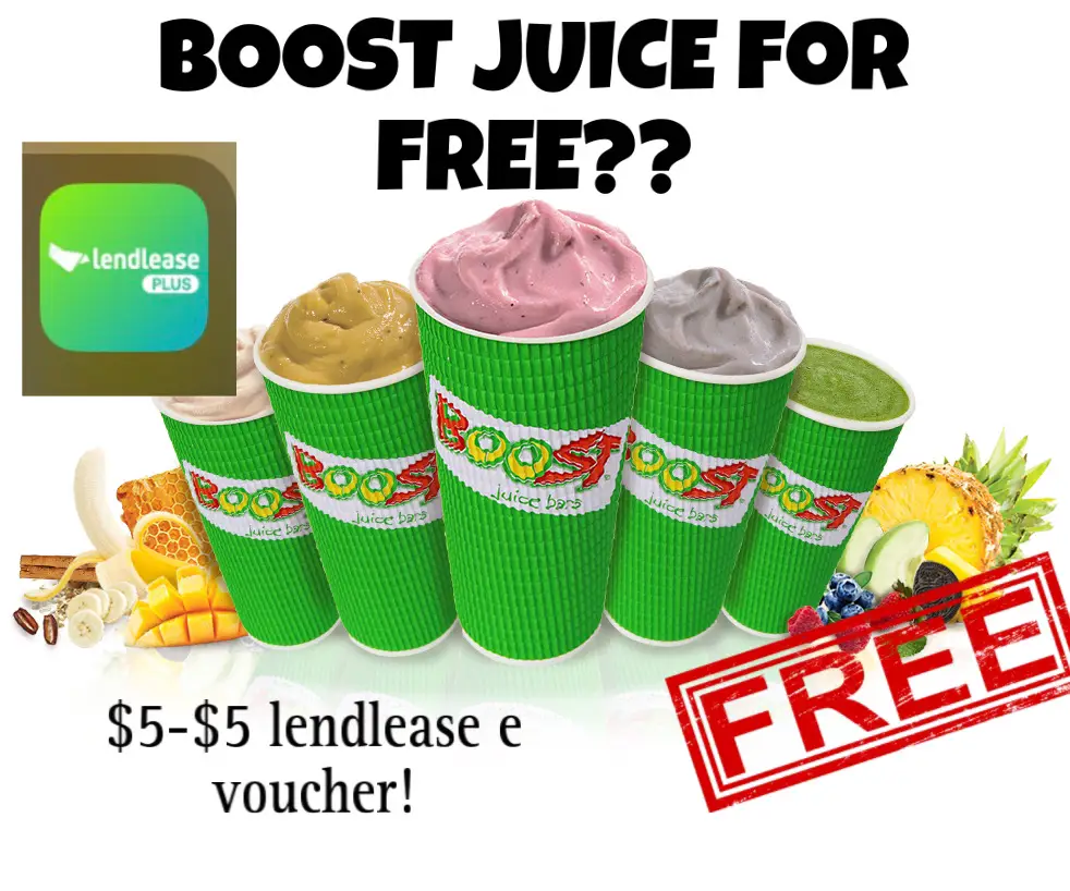 Boost juice cheap voucher