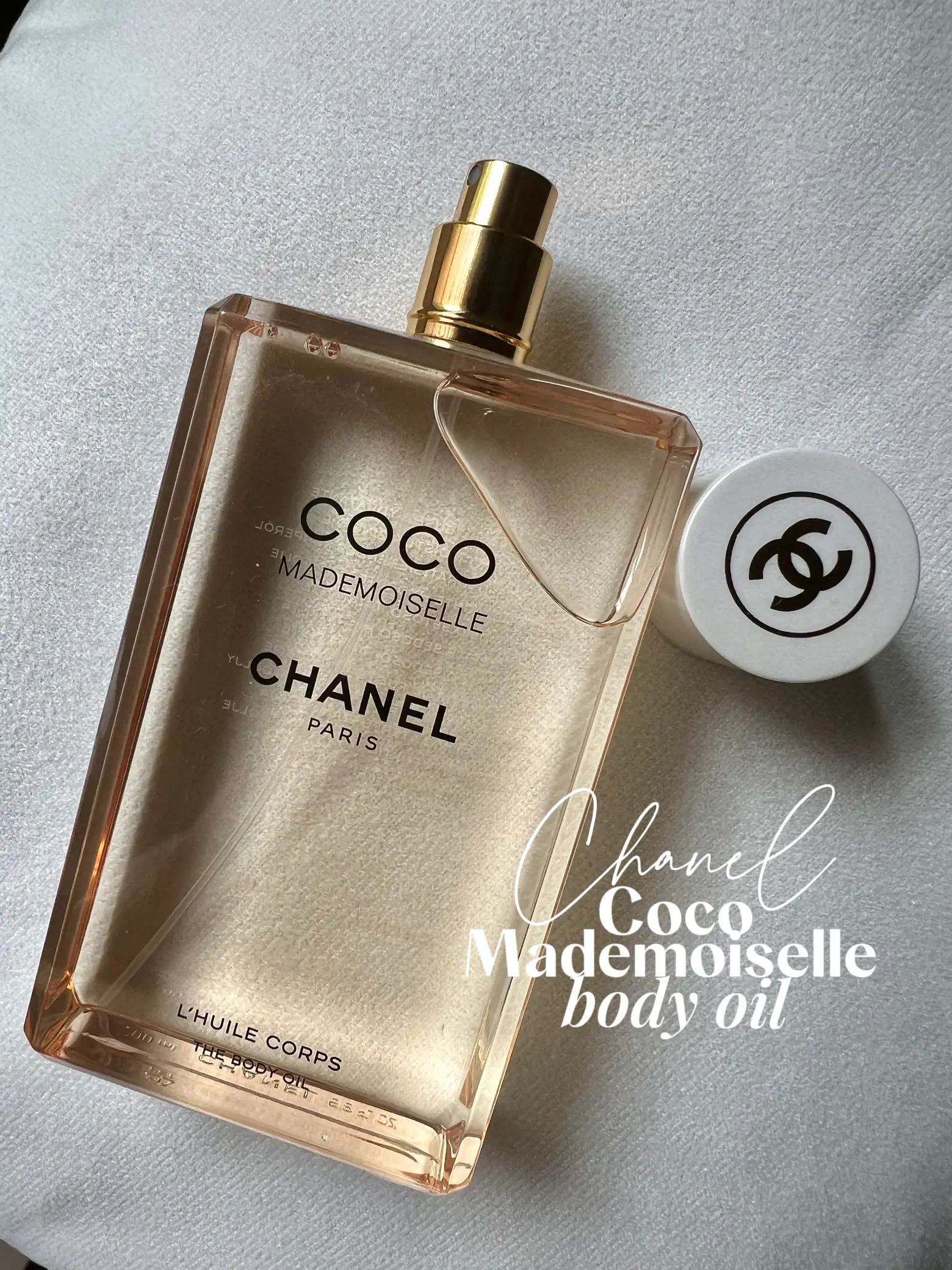 coco chanel body oil spray