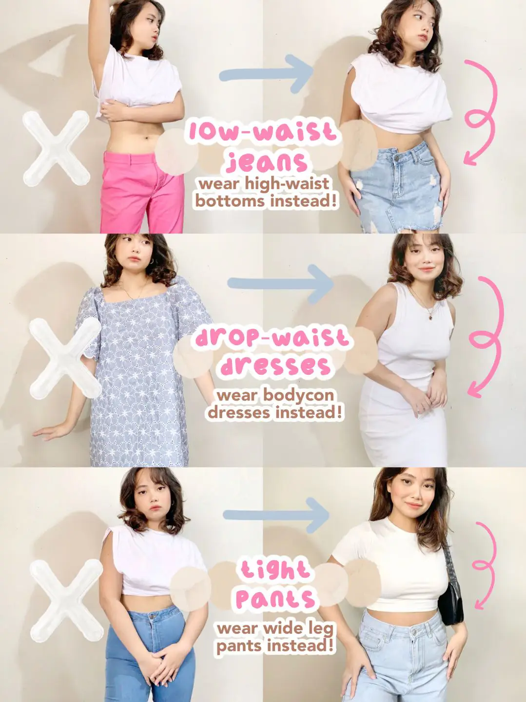 How To Wear High Waist Pants If You Have a Short Waist