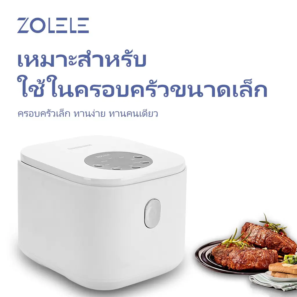 220V 1.2L Cute Mini Rice Cooker Small 1-2 Person Rice Cooker