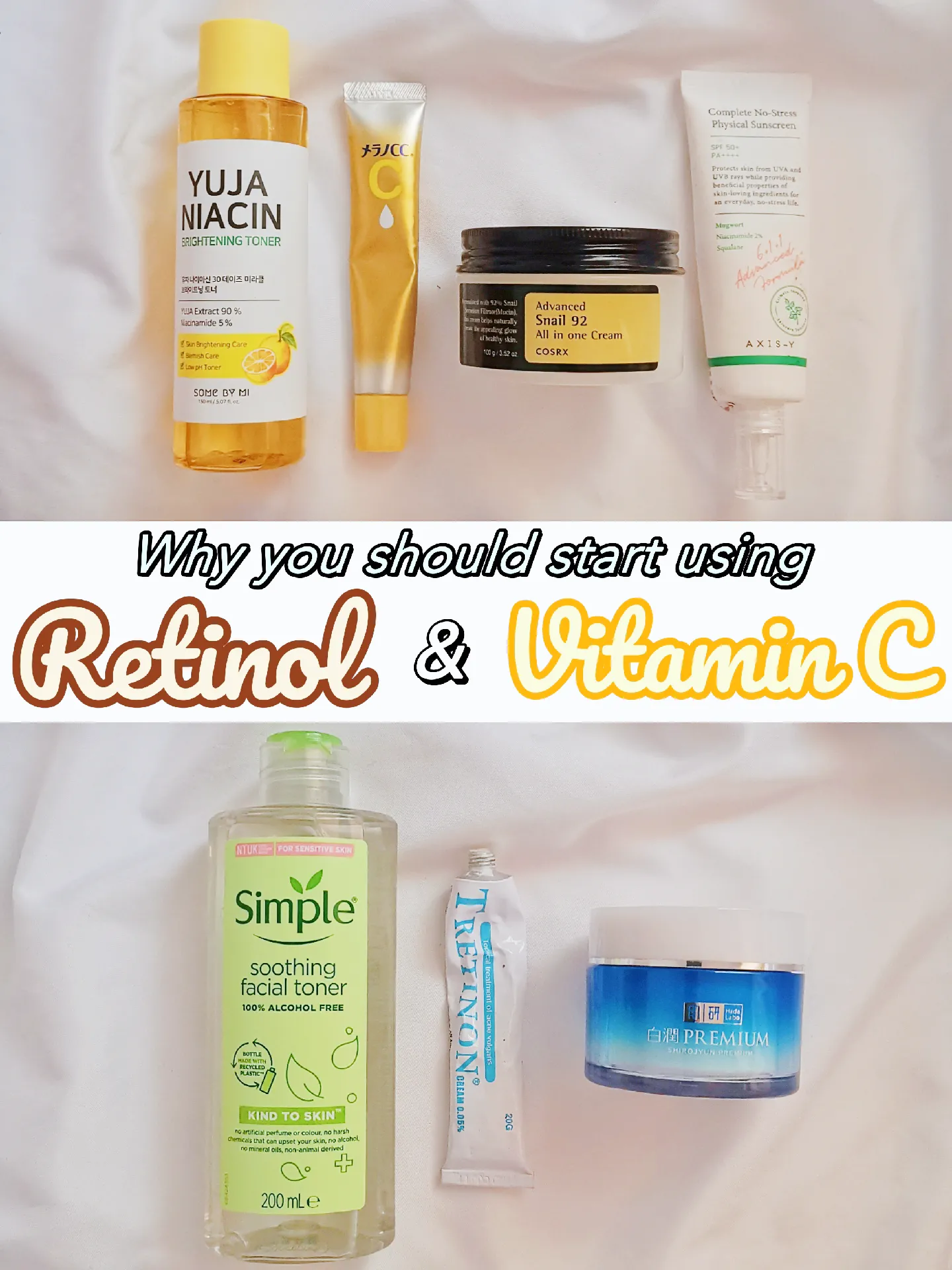 How to Use Vitamin C and Retinol in Your Skincare Routine