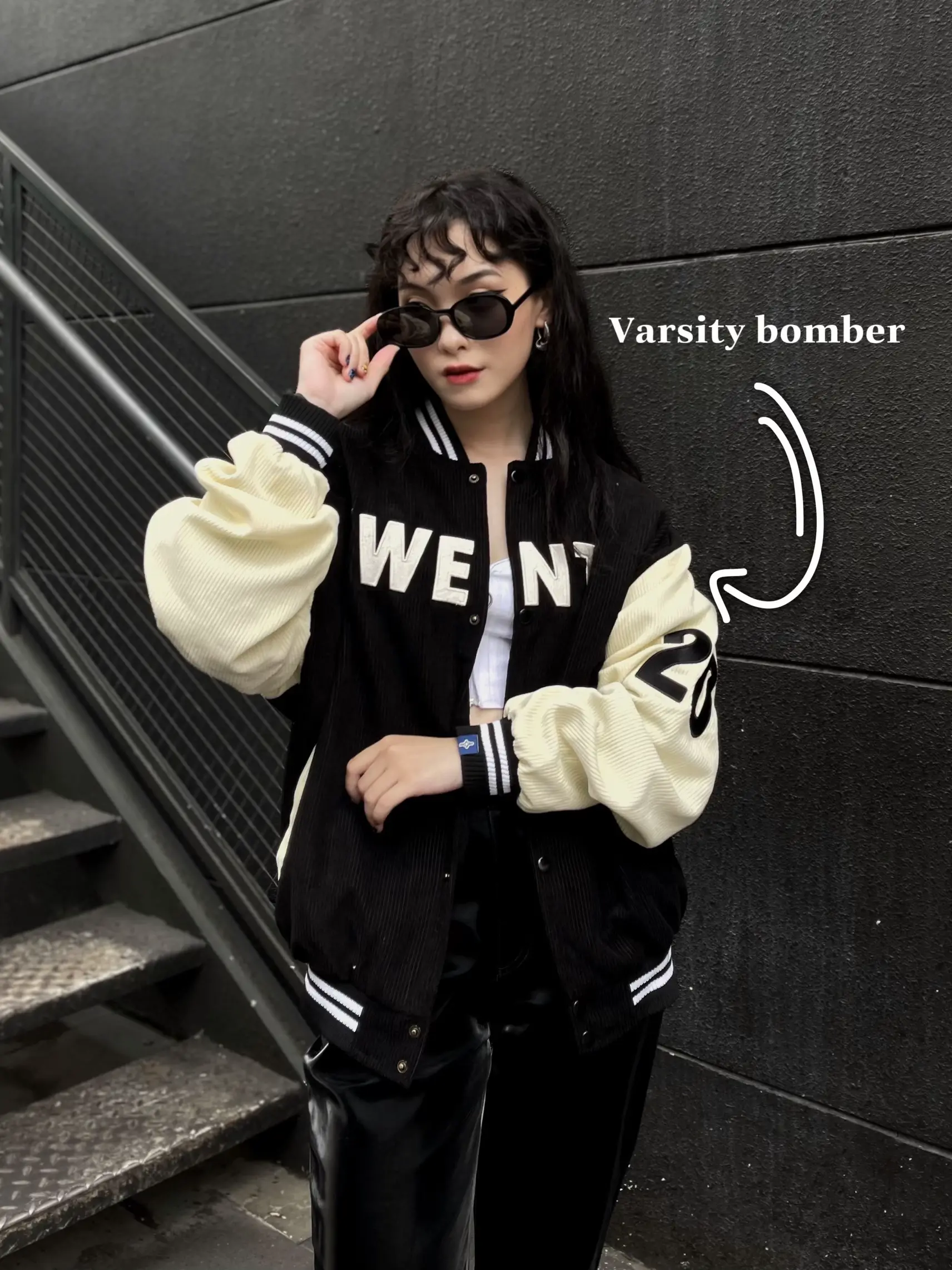 Vamtac Vintage Men Motorcycle Bomber Varsity Jackets Graphic Casual Loose  Hip-Hop Letterman Streetwear Uniforms at  Men’s Clothing store