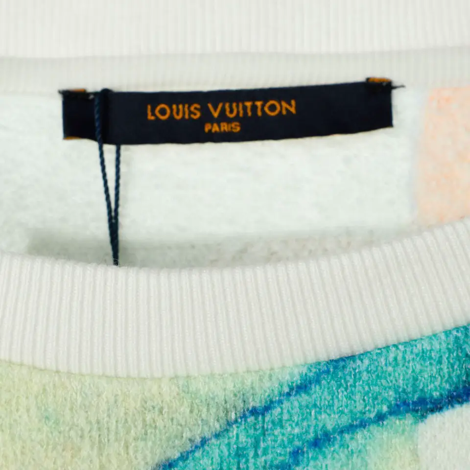 Personalized Louis Vuitton Watercolor Splash On Turquoise Hoodie - Tagotee